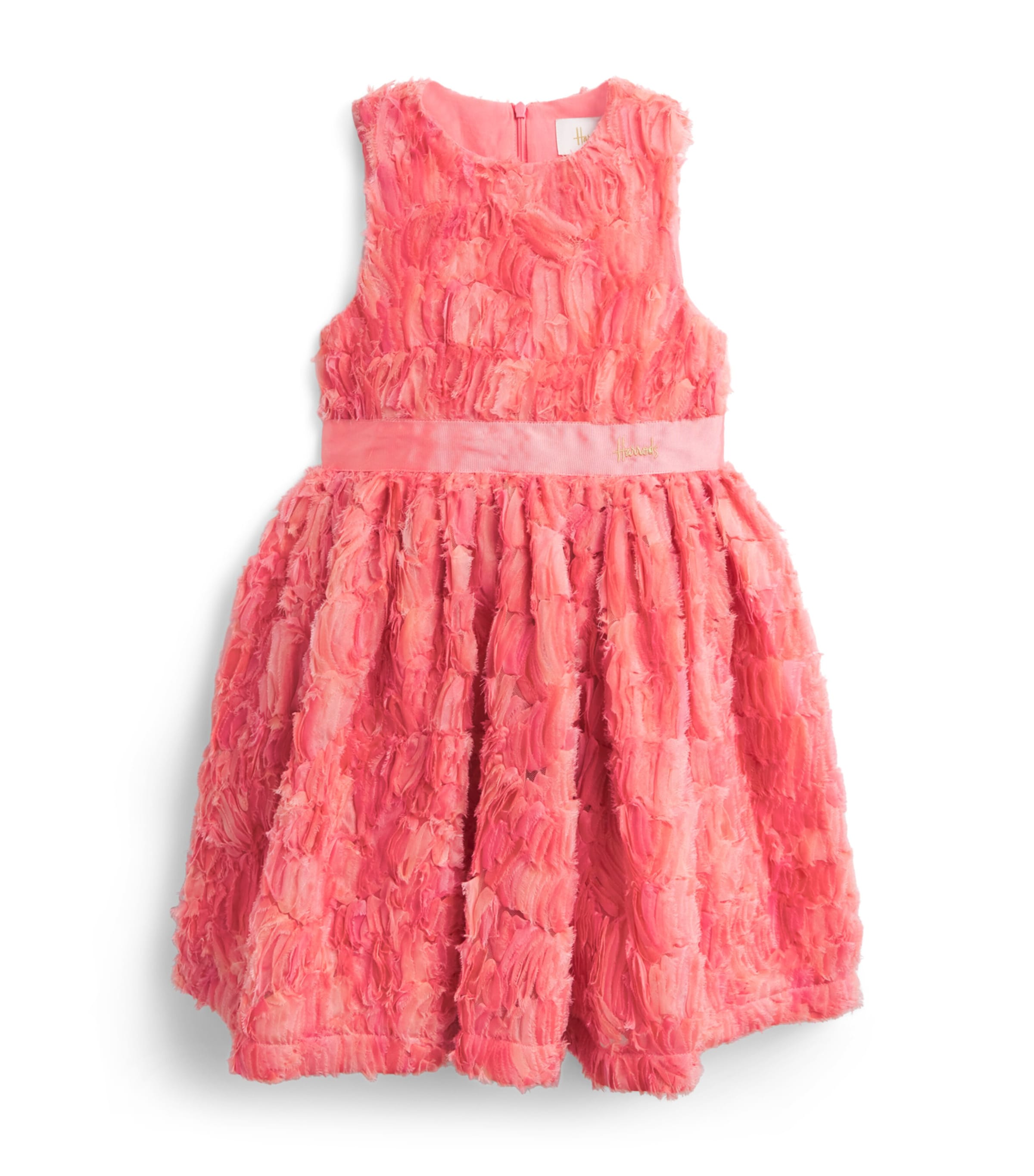 Harrods 3D Appliqué Dress (2-8 Years) Pink Image 1