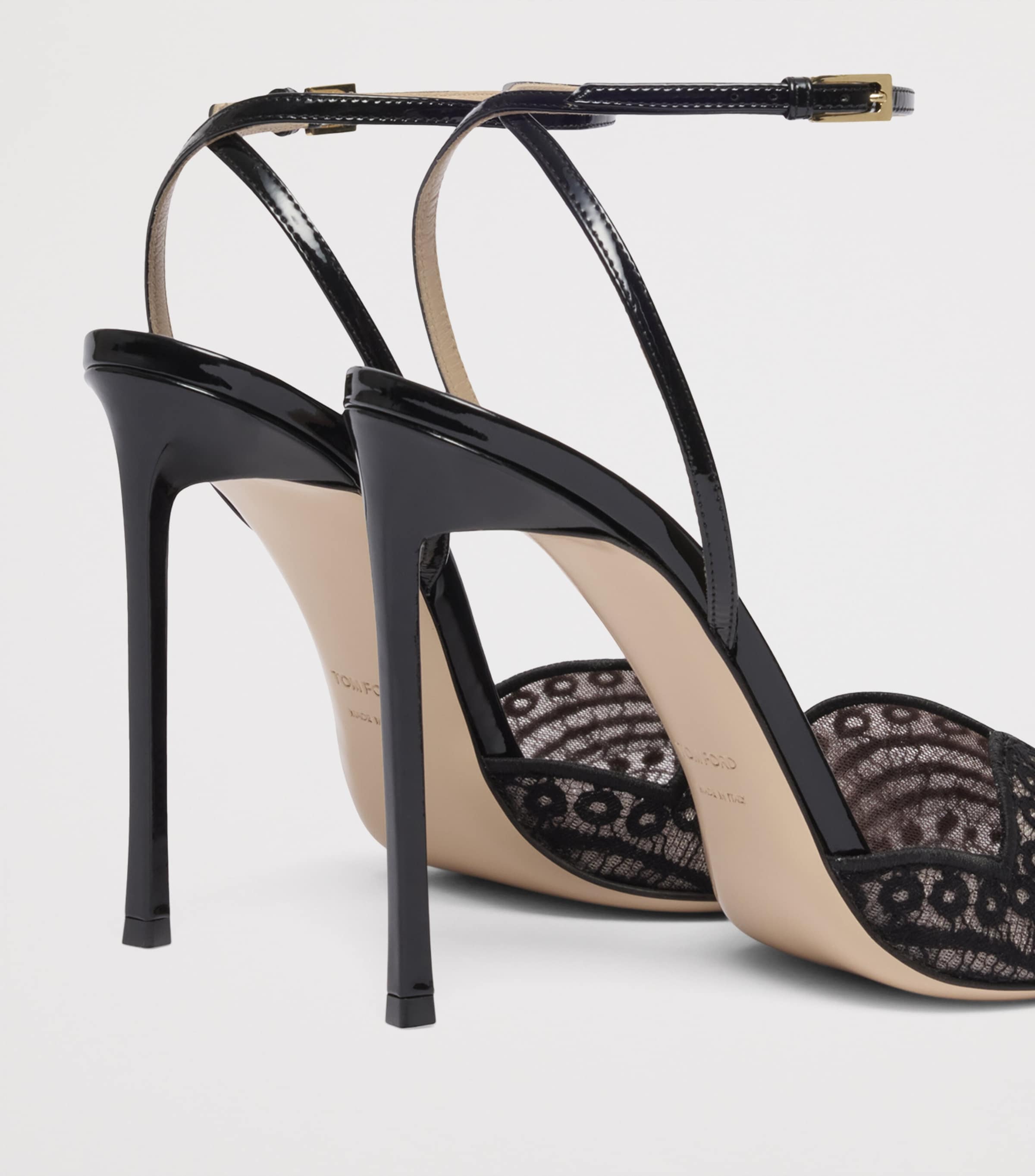 TOM FORD Lace-Detail Pumps 105 Naa Image 5