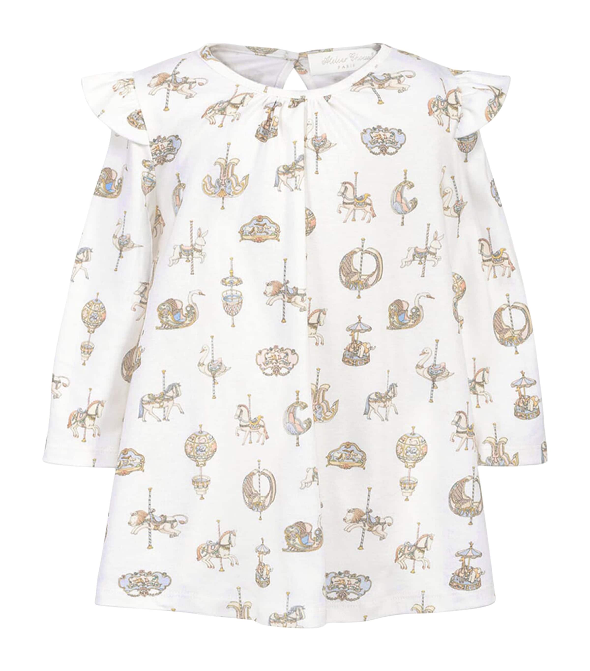 Atelier Choux Carousel Print Dress