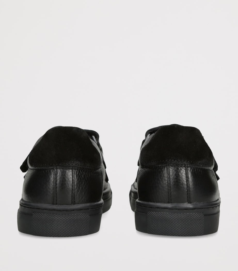 papouelli Leather Atlas Sneakers Black Image 2