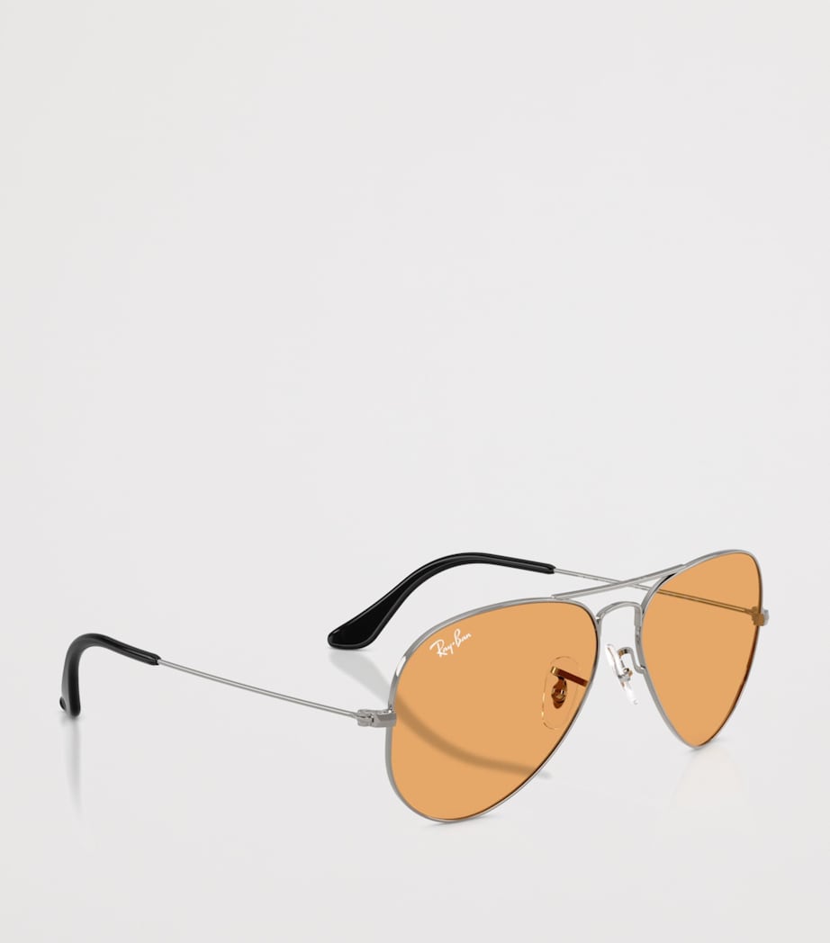 Ray-Ban Aviator Classic Aviator Sunglasses Grey Image 6