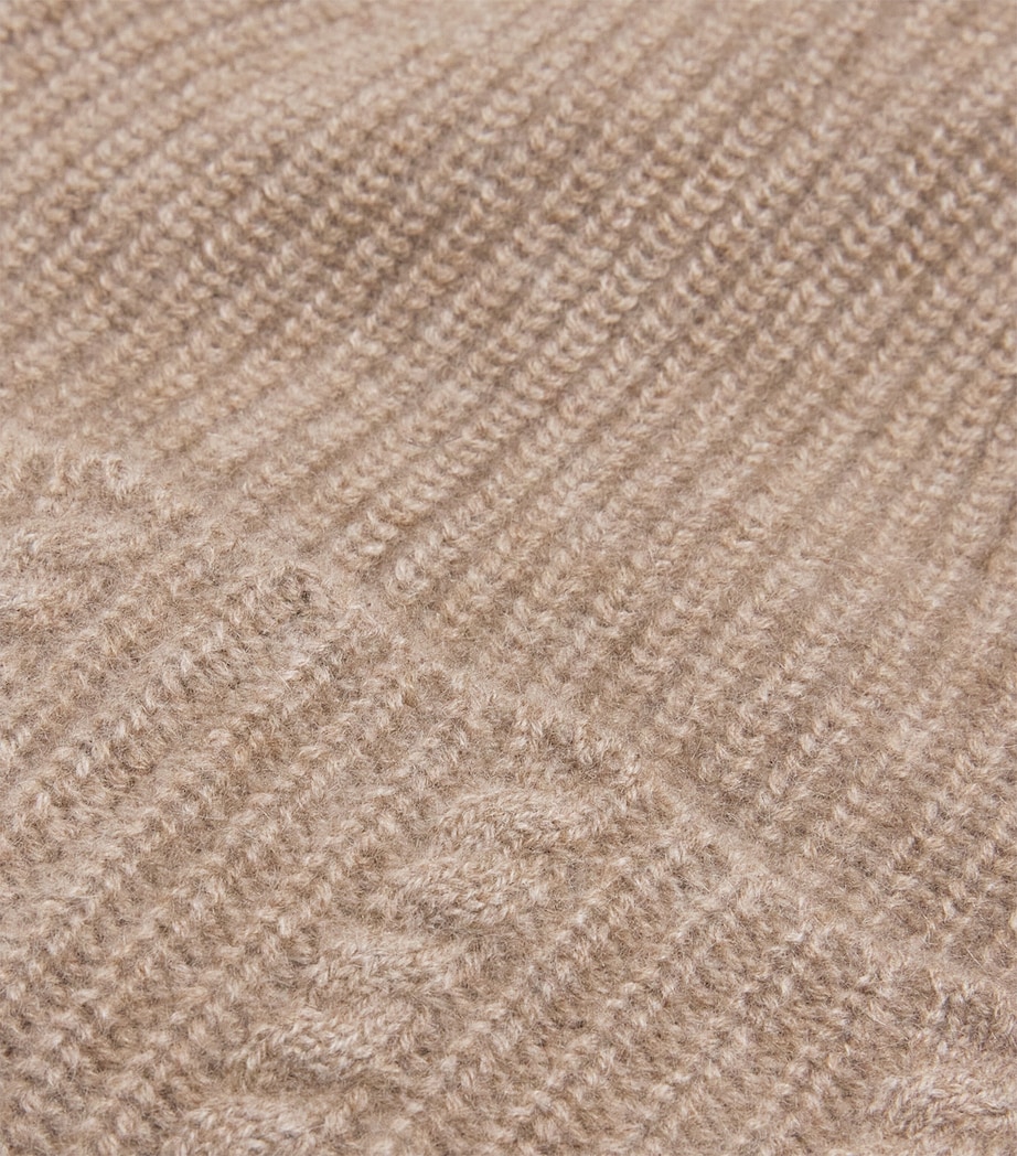 Cashmere Beanie BEIGE Image 3