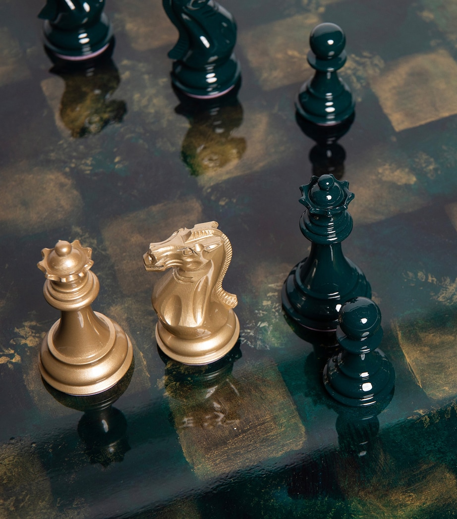 Secret Garden II Autumn Chess Set FORREST GREEN Image 6