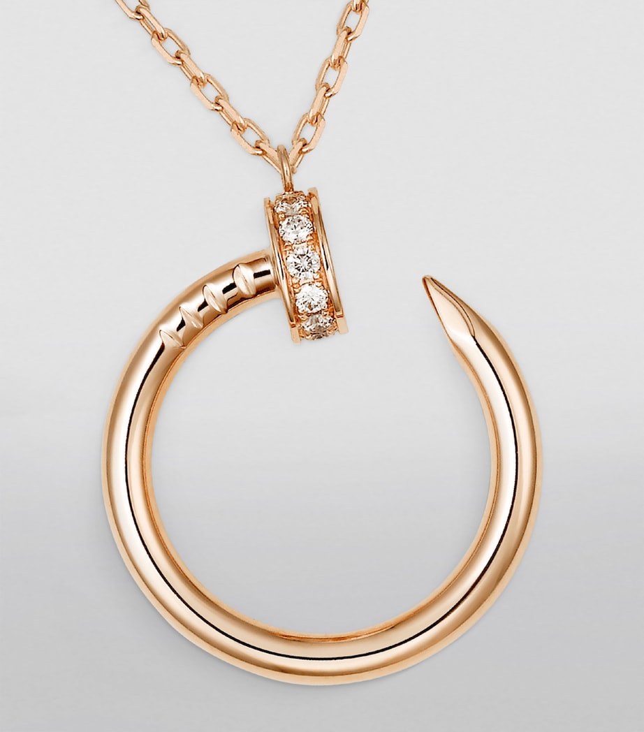 Rose Gold and Diamond Juste un Clou Necklace ROSE GOLD Image 5