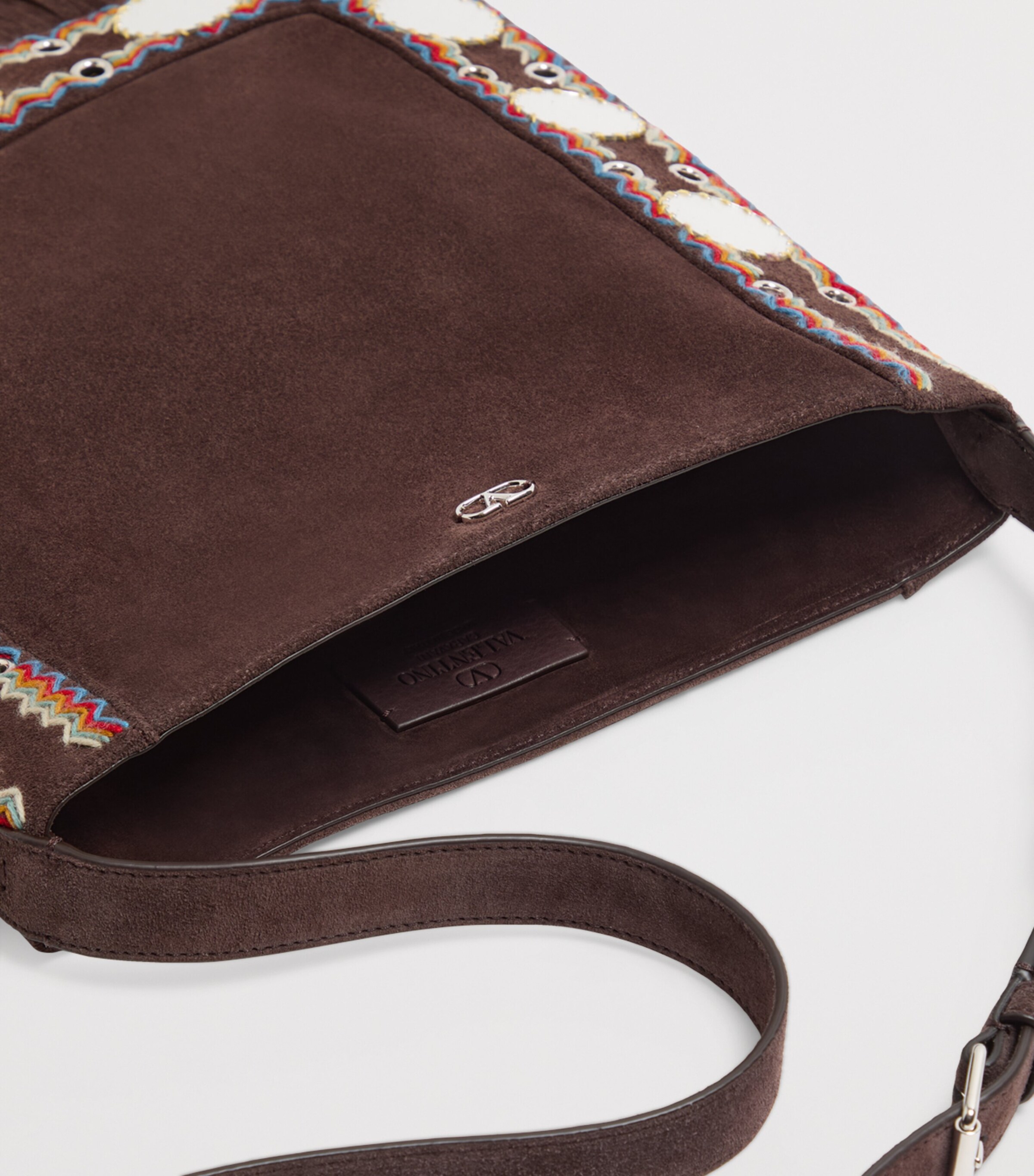 Medium Suede Nellcote Cross-Body Bag RCB Image 2