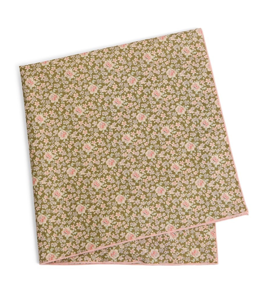 Bonpoint Cotton Floral Scarf Fleurs Tilleul Image 1