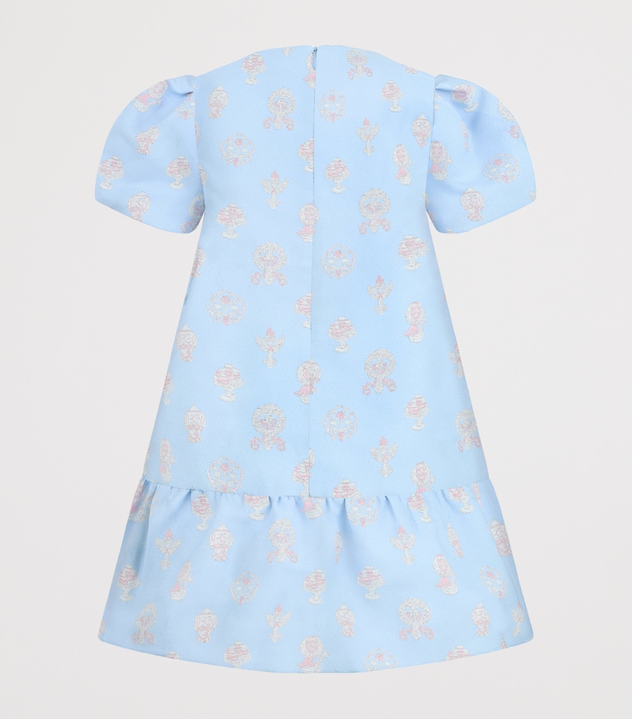 Embroidered Lucie Dress BLUE CRESTS Image 3