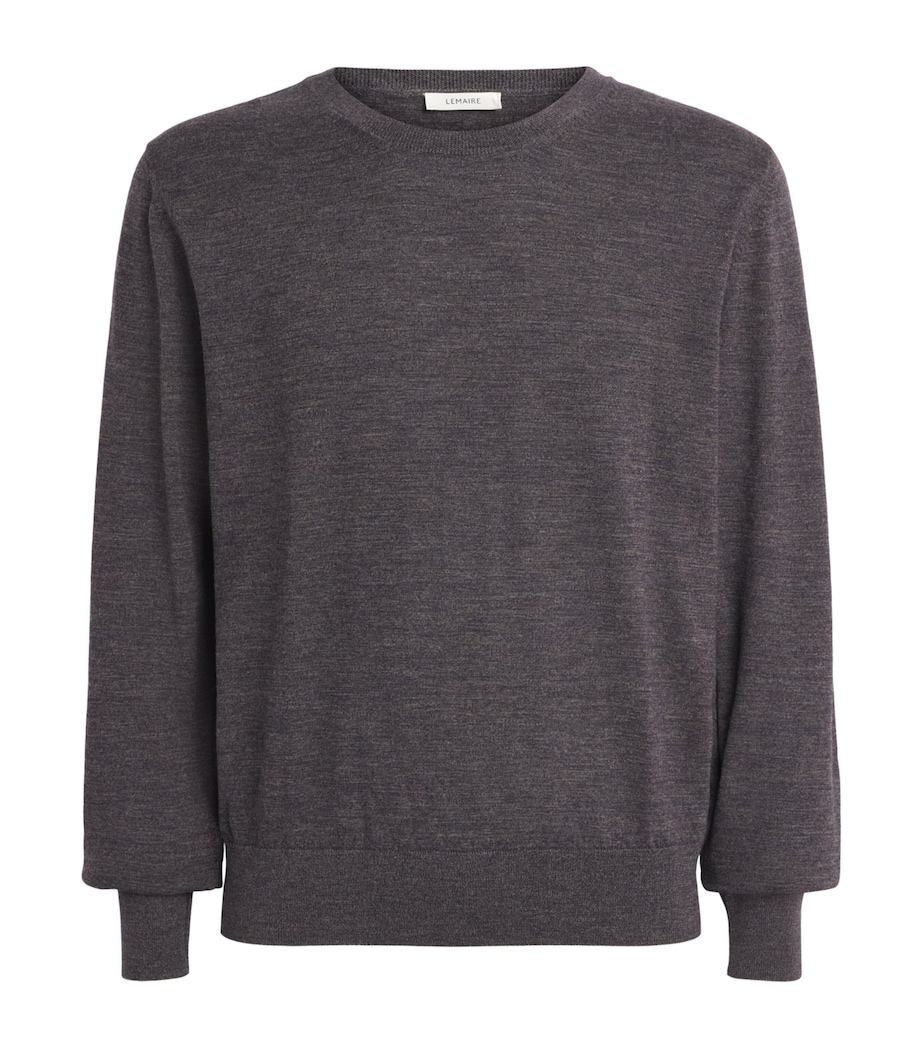 Lemaire Mens Merino Wool Sweater Ecorce Image 1