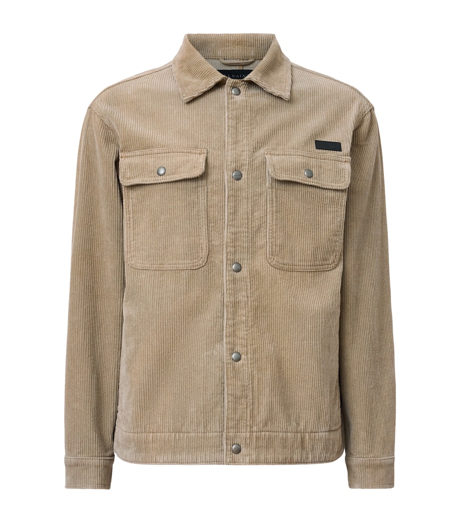 Corduroy Castleford Overshirt OAK BROWN Image 1