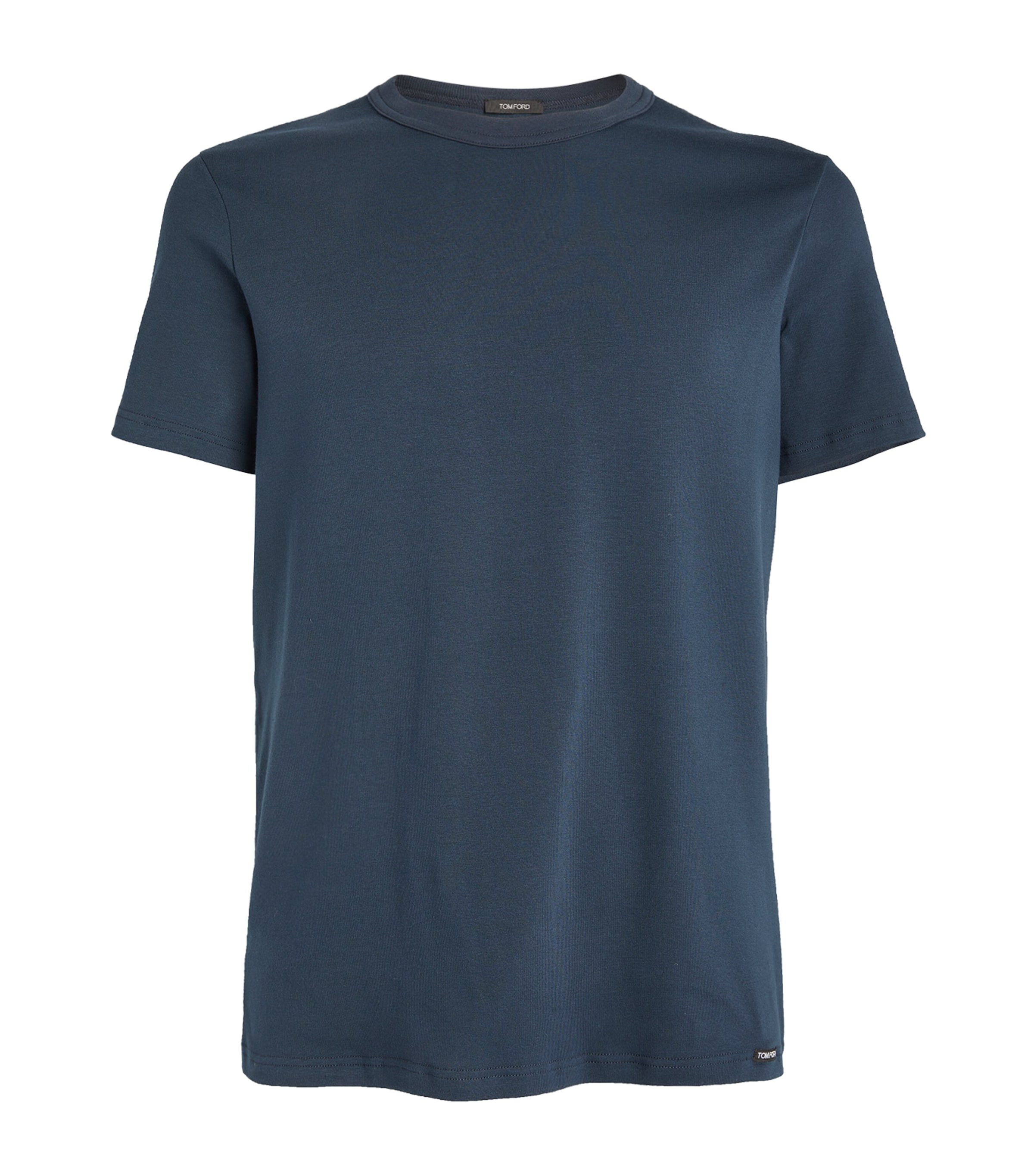 Shop Tom Ford Crew-neck T-shirt In Navy