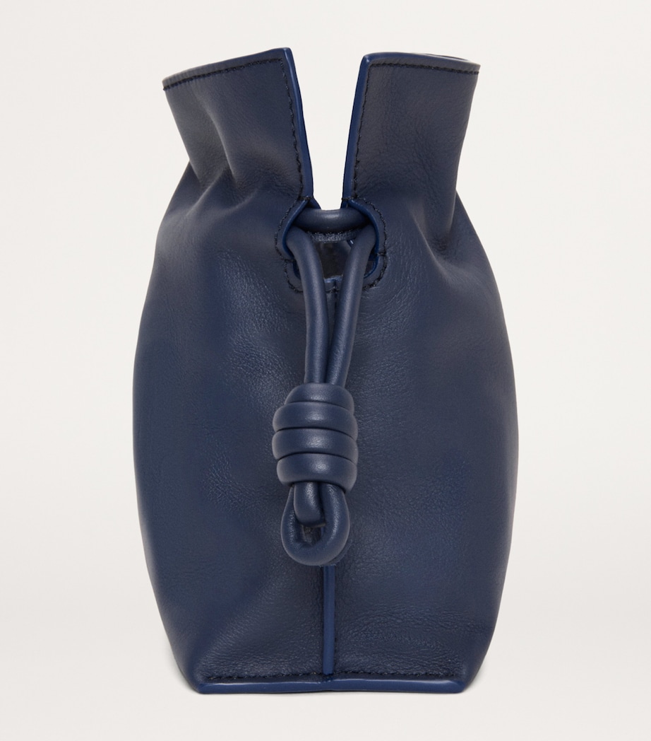 LOEWE Mini Leather Flamenco Purse Abyss Blue Image 3
