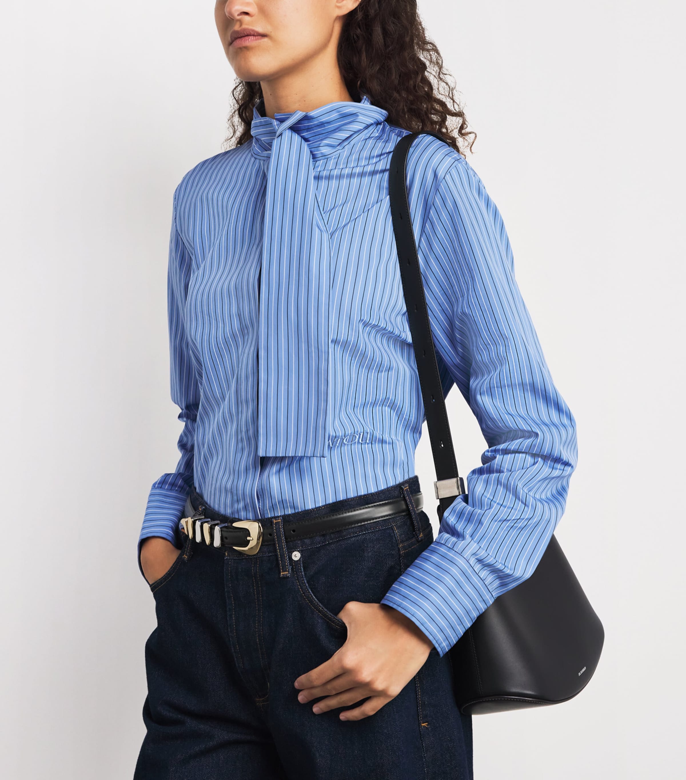 Claudie Pierlot Leather Belt Black Image 2