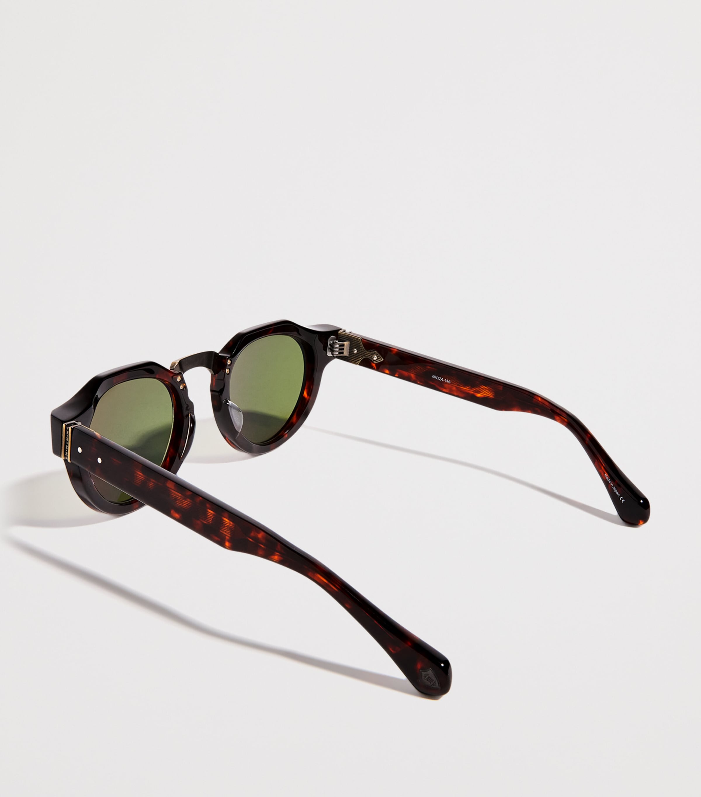 Matsuda M1037 Round Sunglasses Dark Tortoise G Image 3