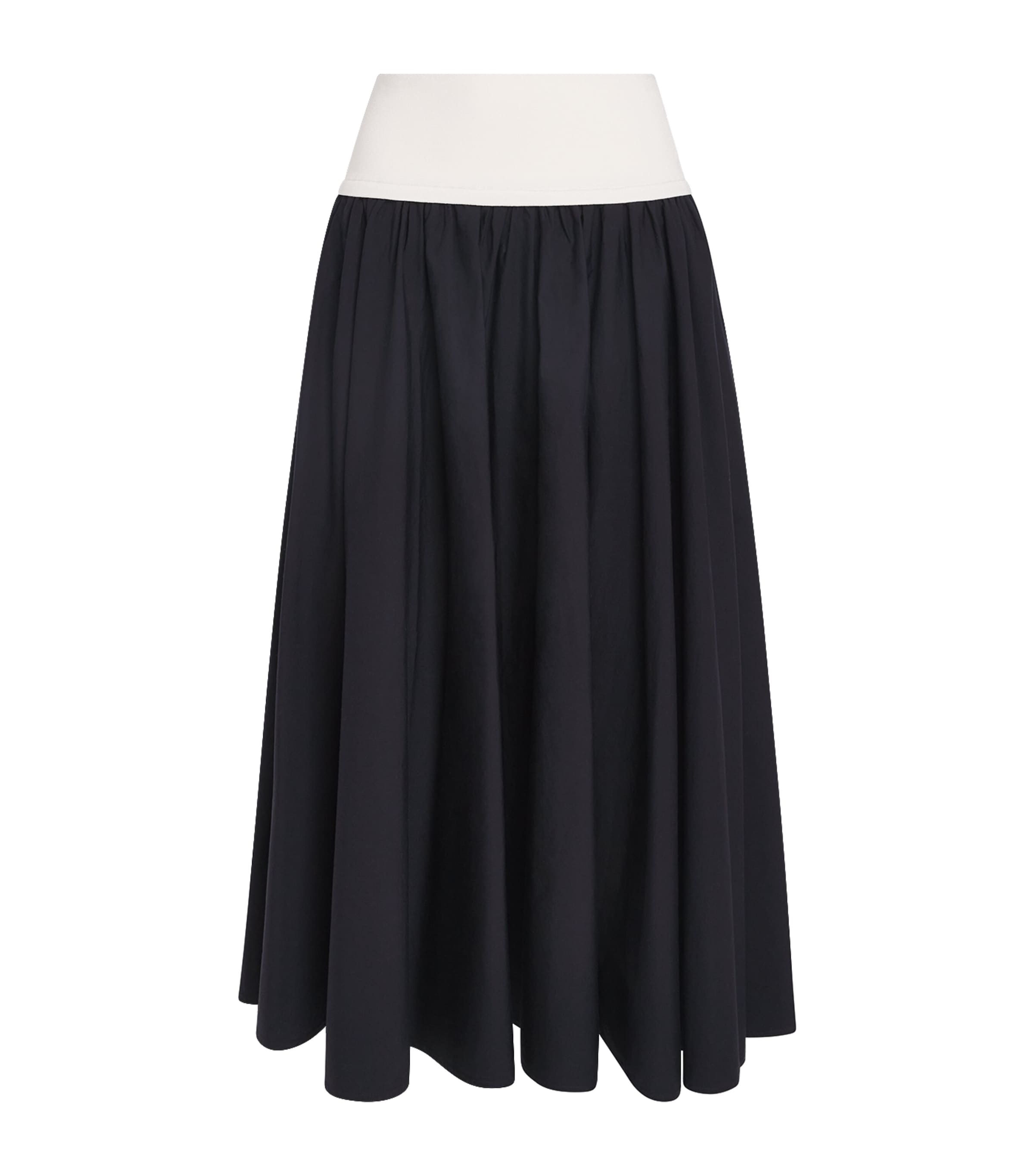 Polo Ralph Lauren Womens A-Line Maxi Skirt Atlantic Image 1