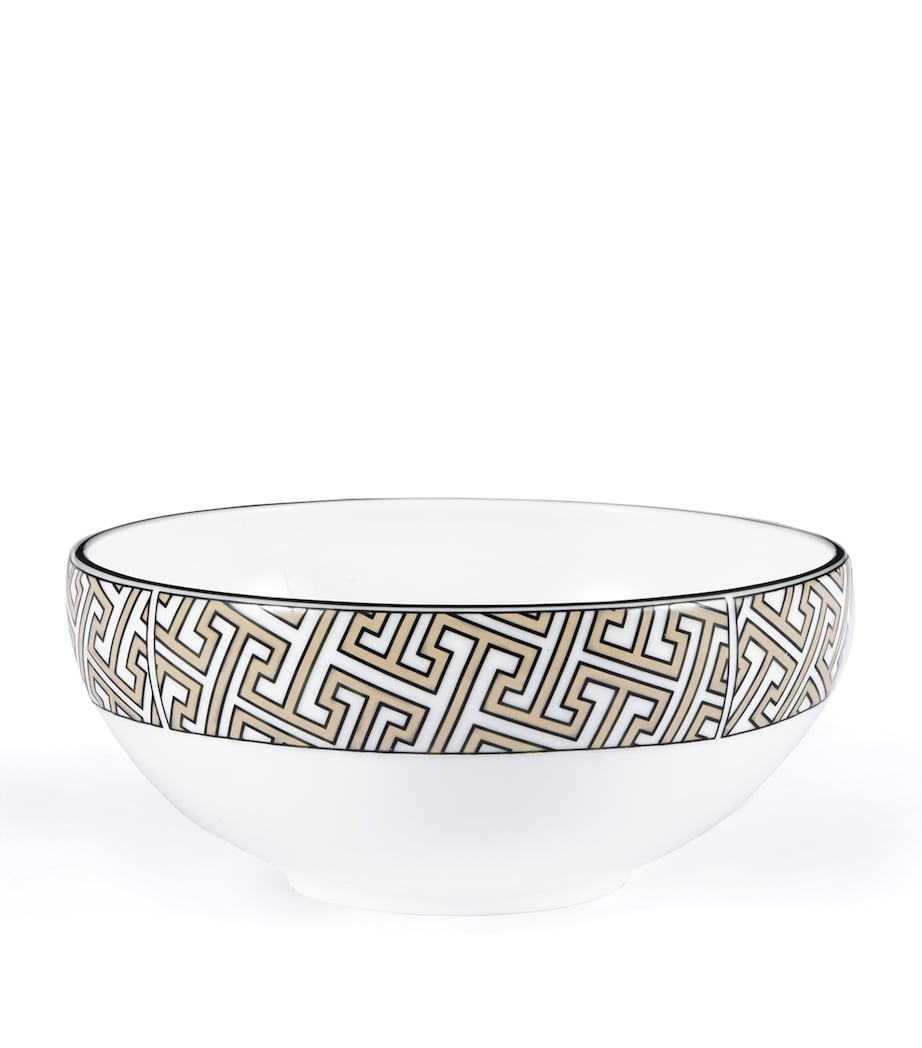 Maze Breakfast Bowl (15cm) TRUFFLE Image 1