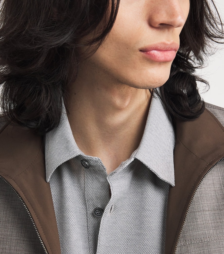 Brioni Mens Cotton Piqué Polo Shirt Image 3