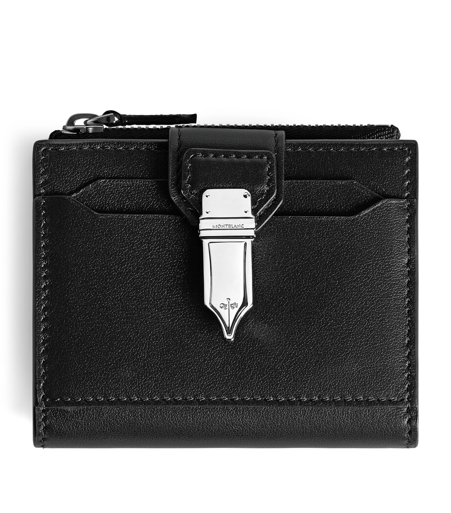 Montblanc Mini Leather Soft 6cc Wallet Black Image 1