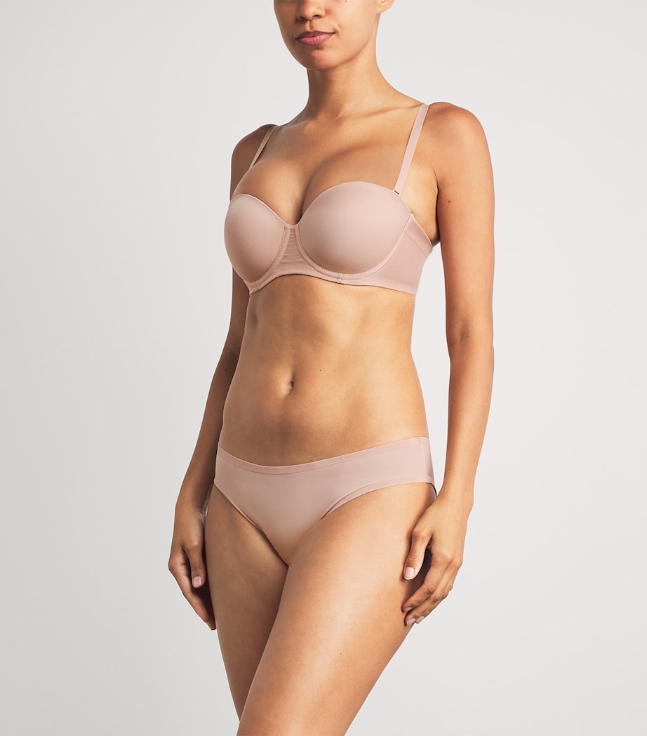 Wolford Womens Sheer Touch Push-Up Bra Rosepowder Image 2