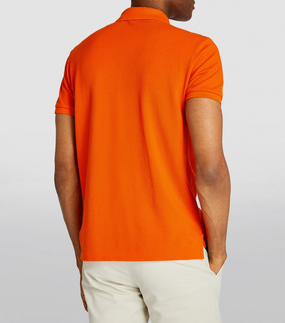 Cotton Polo Shirt ORANGE Image 4