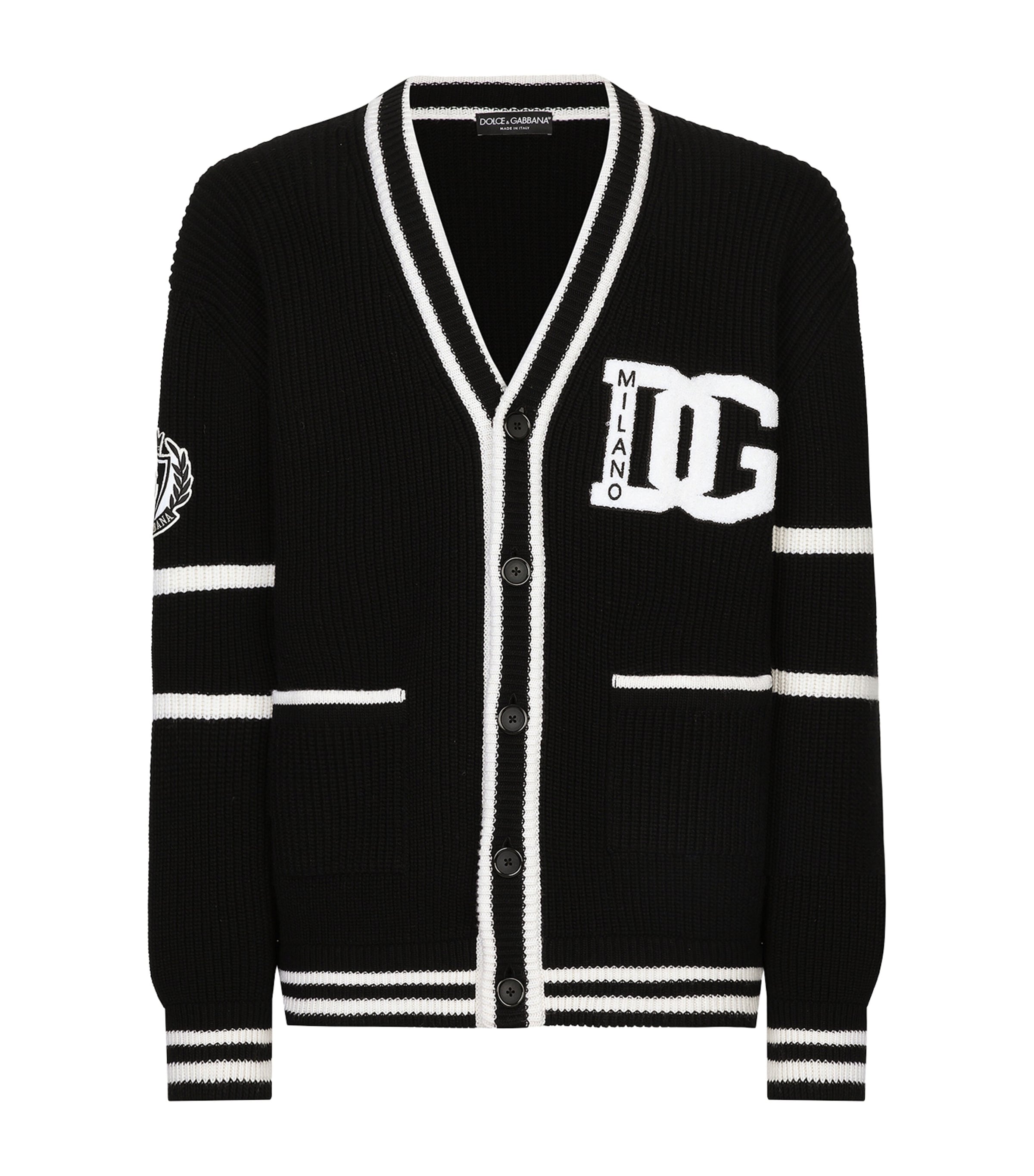 Dolce & Gabbana Cardigan In Black