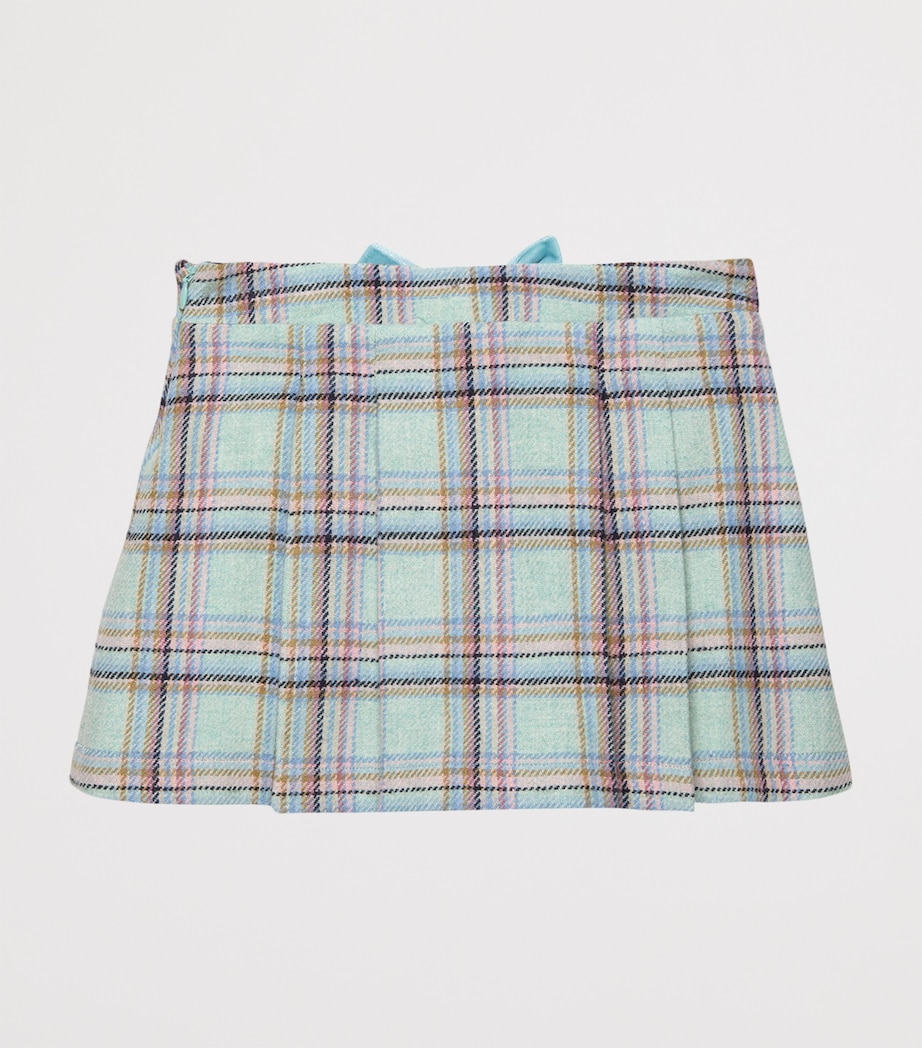 Etta Check Skirt (2-5 Years) SEA GREEN MULTI CHCK Image 2