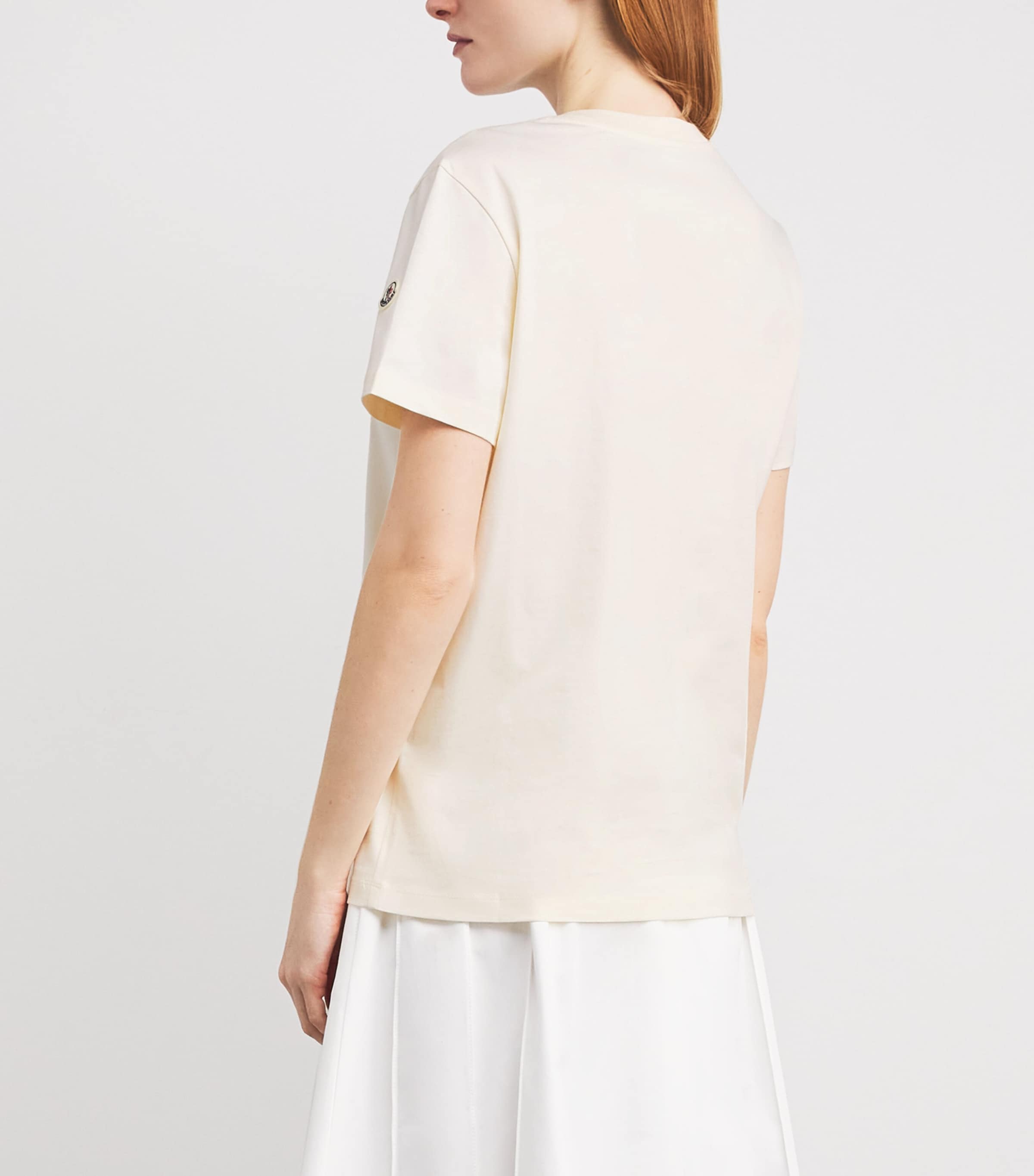 Cotton Logo Embroidered T-Shirt 37 Image 4