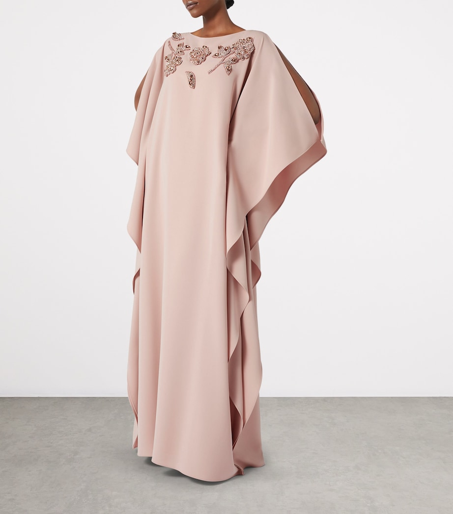 Crystal-Embellished Kaftan Maxi Dress PINK Image 3