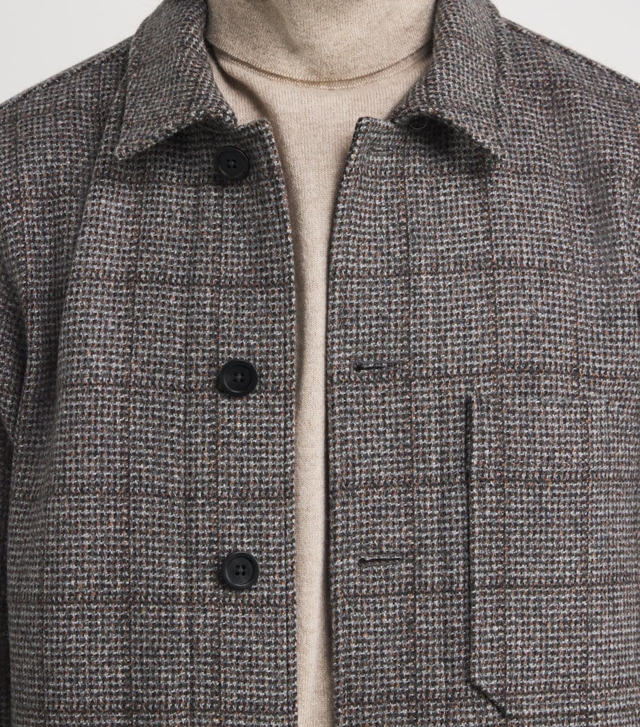 Wool Joe Weavers Overshirt RU7682 PEREG TWEED Image 6