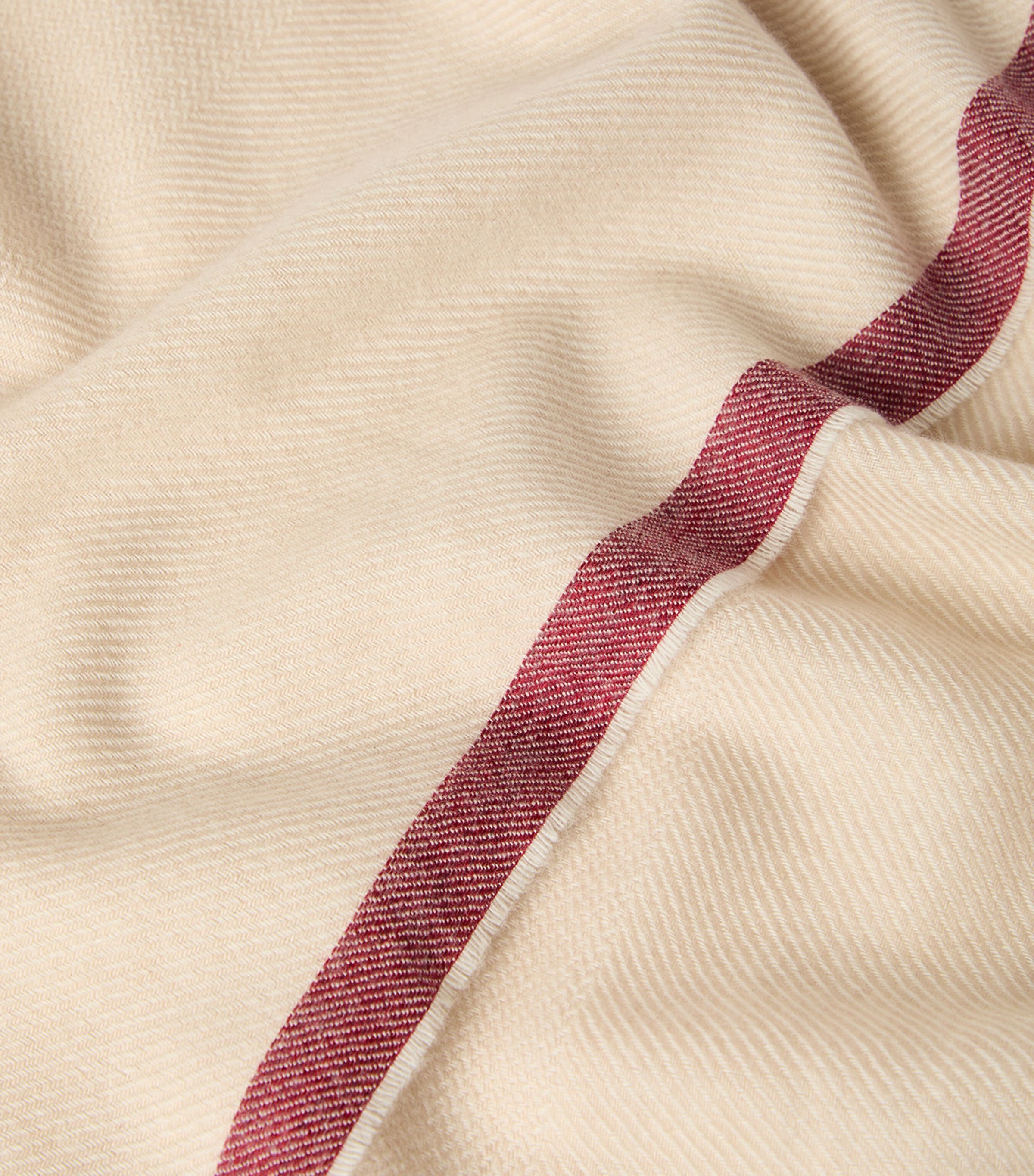 Cashmere Fringed Scarf CJ007 Image 4