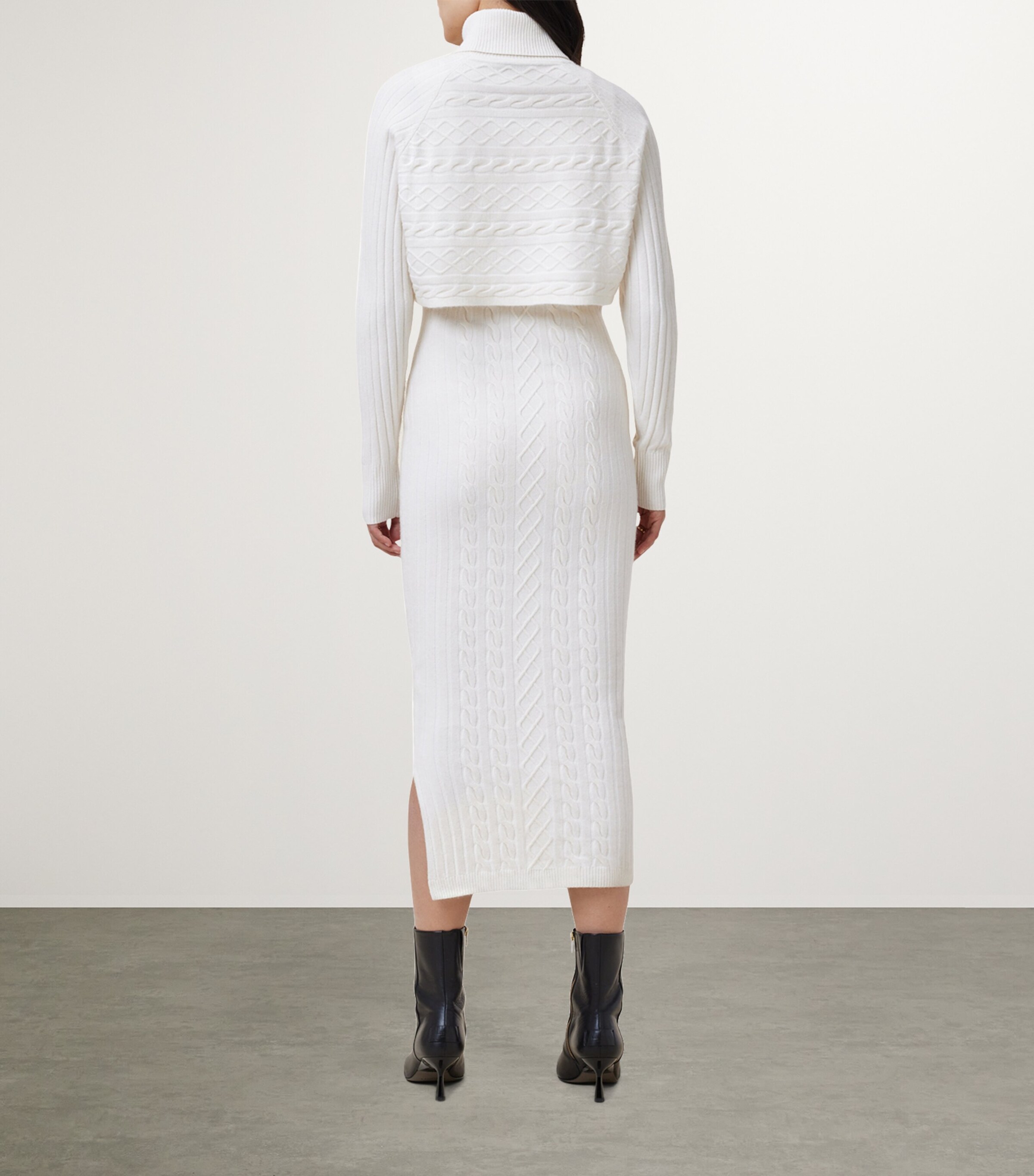 AllSaints White Muriel 2-in-1 Dress | Harrods SA