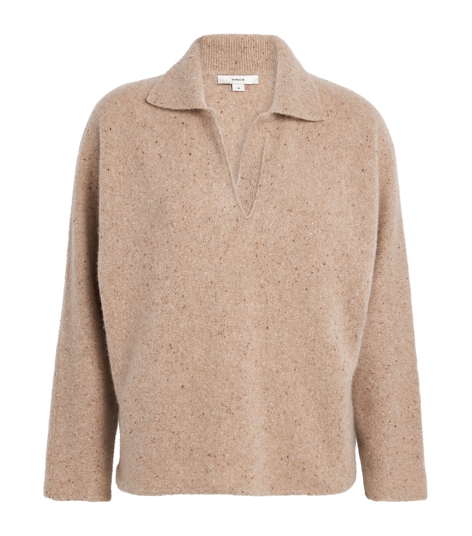 Donegal Dolman Polo Sweater H OAT DONEGAL-926HOD Image 1