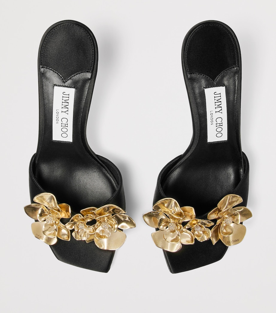 Jimmy Choo Skye 70 Heeled Mules Black/metal Mix Image 4