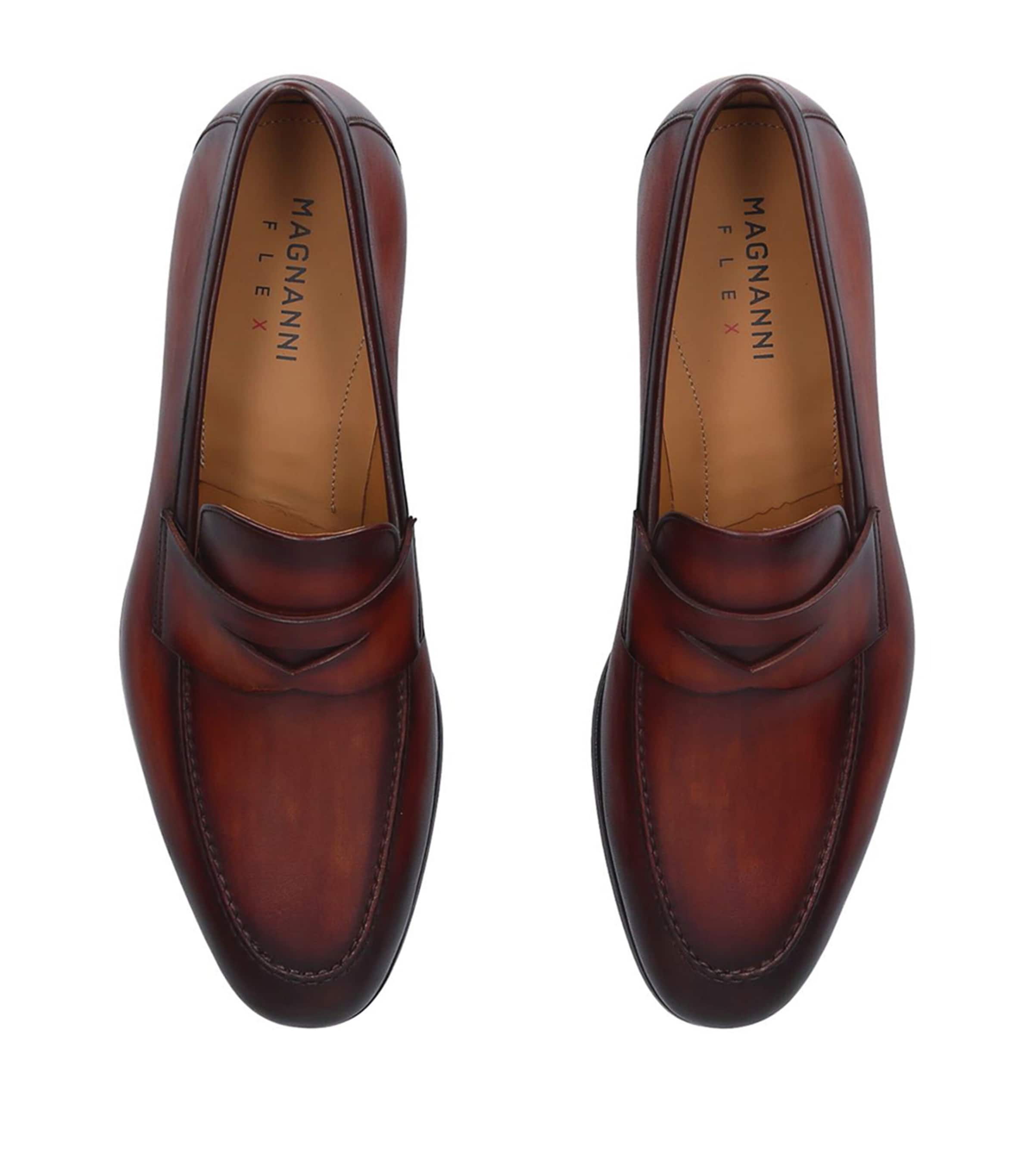 Leather Delos Dress Loafers TAN Image 4