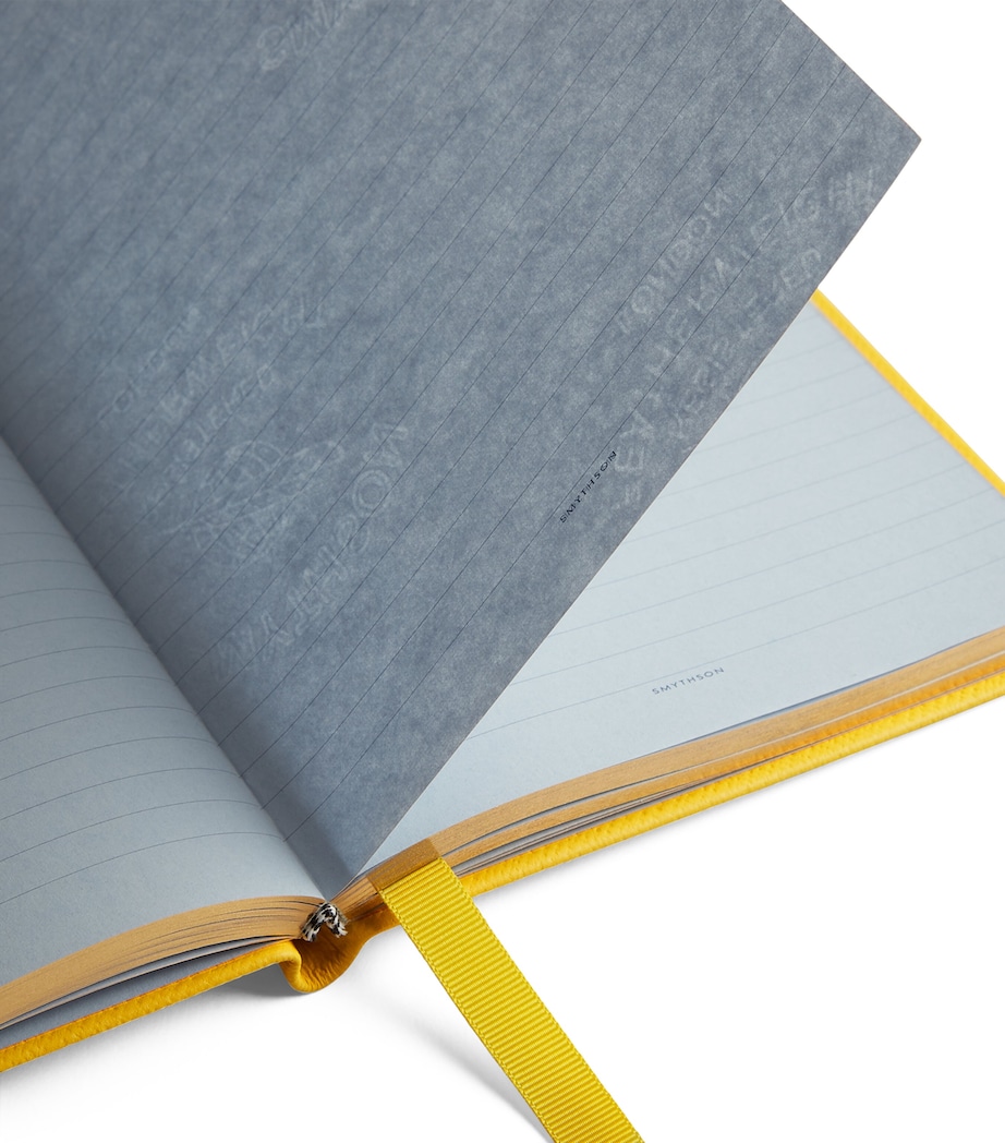 Leather Soho Notebook LEMON Image 3