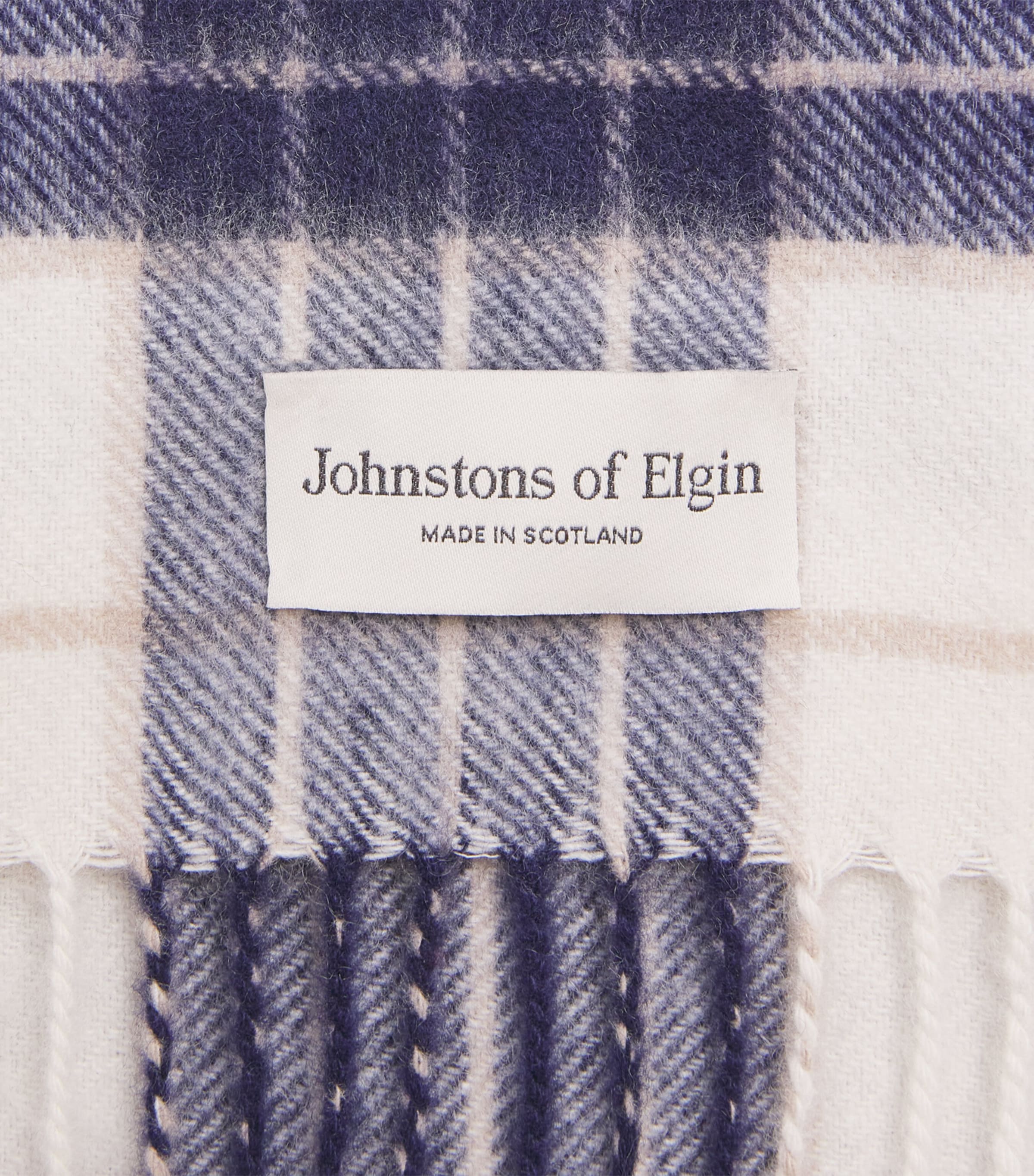 Johnstons Of Elgin Cashmere Tartan Scarf Knockmore Image 4