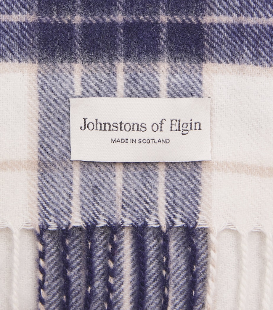 Johnstons Of Elgin Cashmere Tartan Scarf Knockmore Image 4