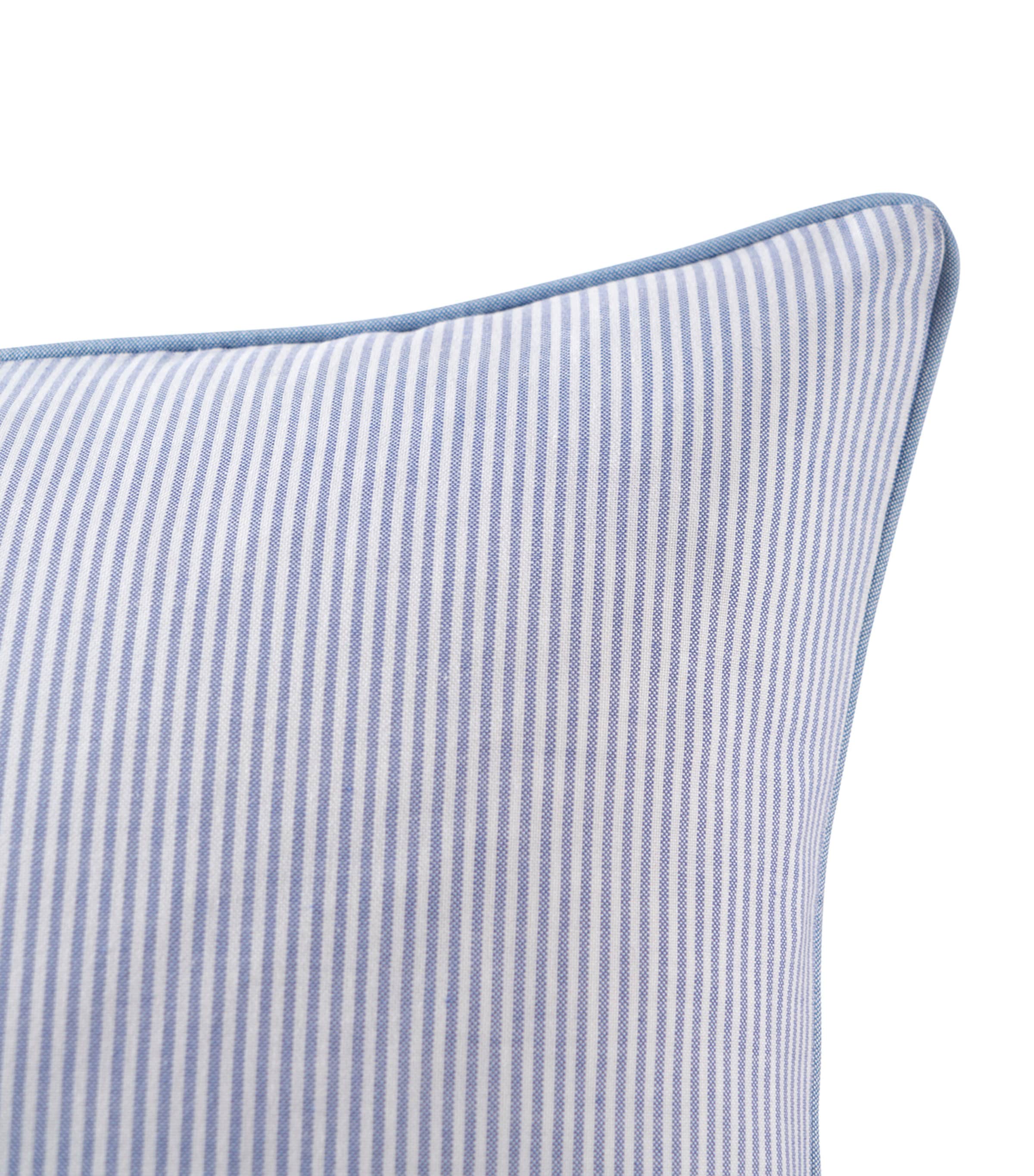 Oxford Polo Pony Cushion Cover (50cm x 50cm) BLUE Image 4