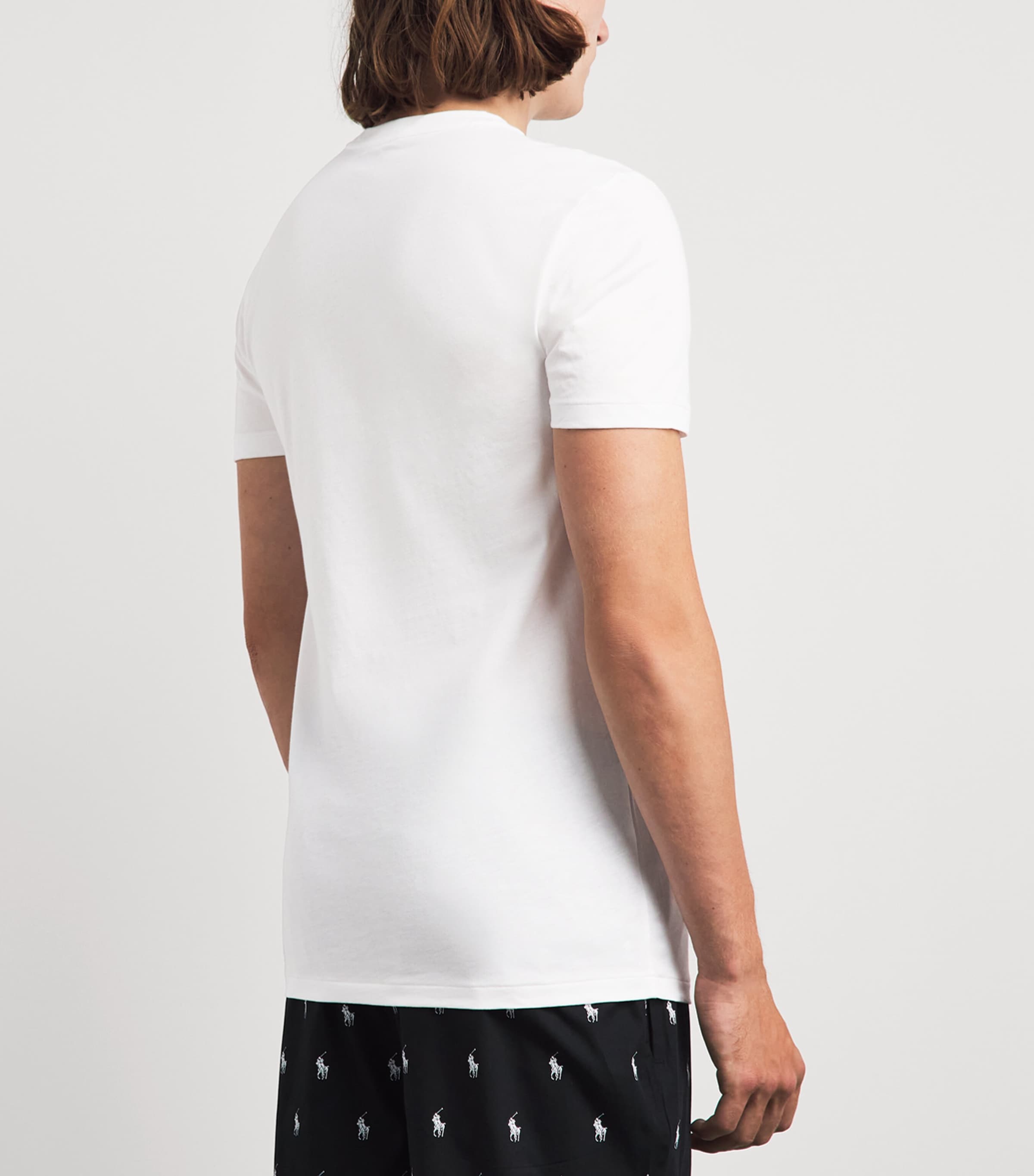 Polo Ralph Lauren Mens Cotton Classic T-Shirts (Set of 3) Nv/brcl Htr/wht Image 5