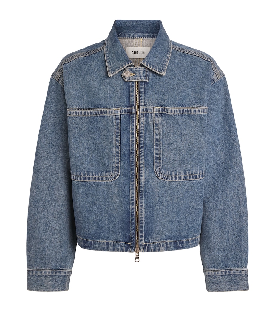 AGOLDE Mens Croydon Denim Jacket Auto Image 1