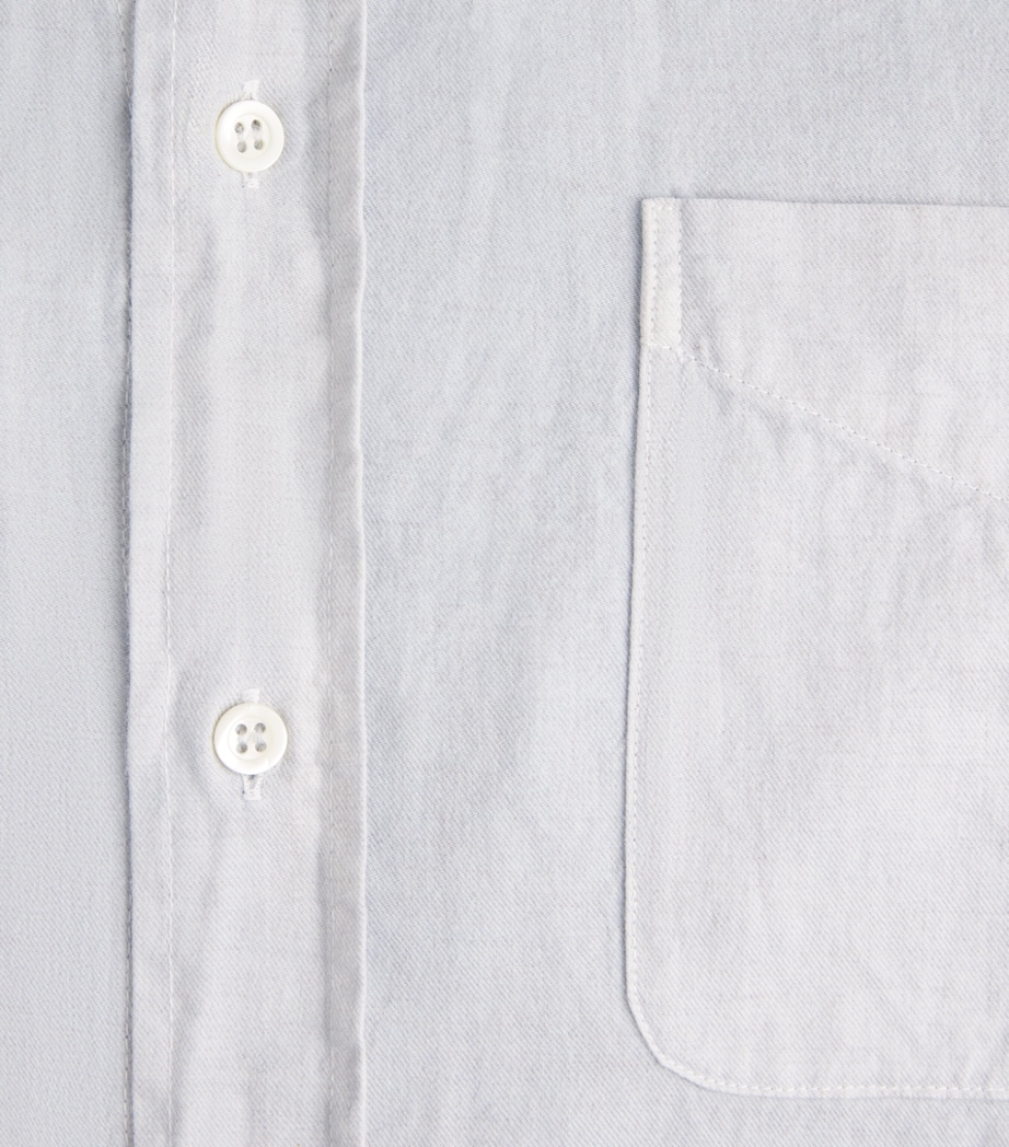 Barena Mens Flannel Shirt Cielo Image 6