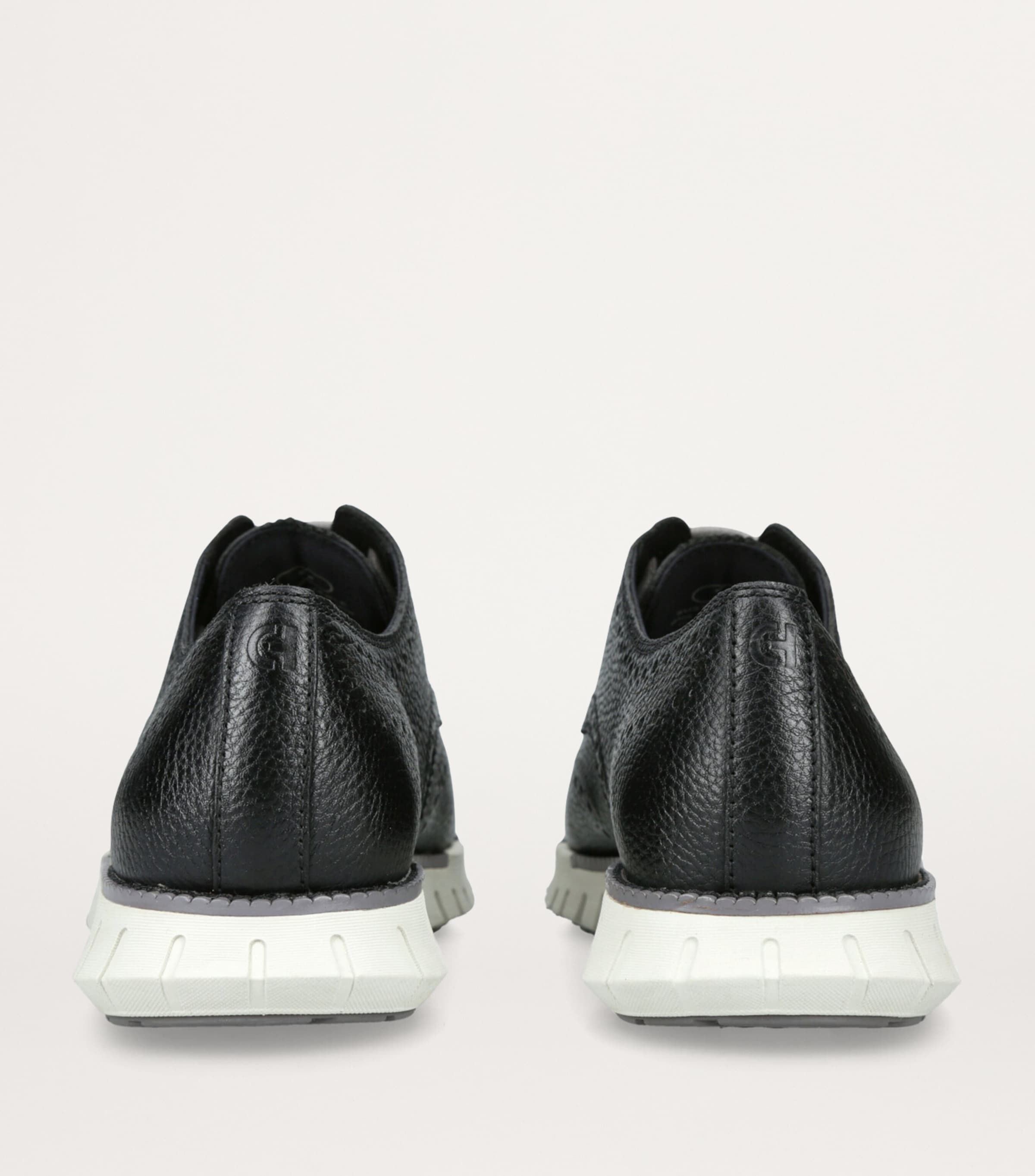 Cole Haan Leather ZERØGRAND Wingtip Oxford Shoes Black Image 2