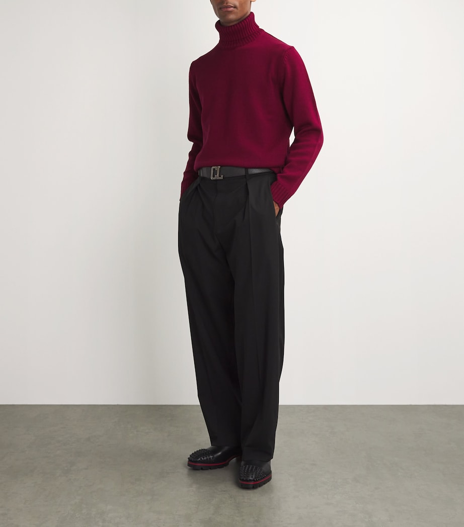 Happy Rui Leather Monogram Belt Q156 Image 6