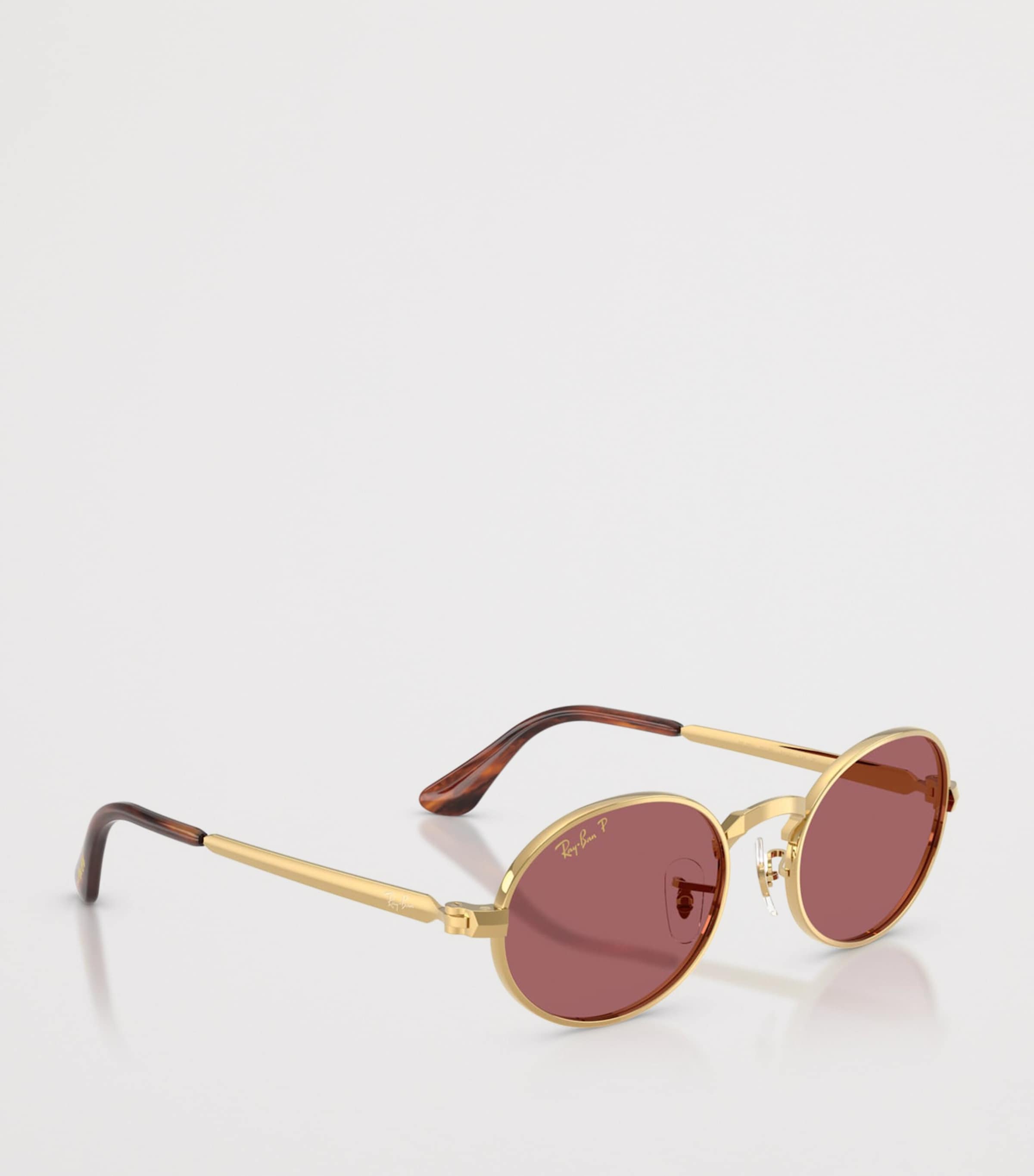 Ray-Ban By A$AP Rocky Oval Sunglasses Gold Image 6