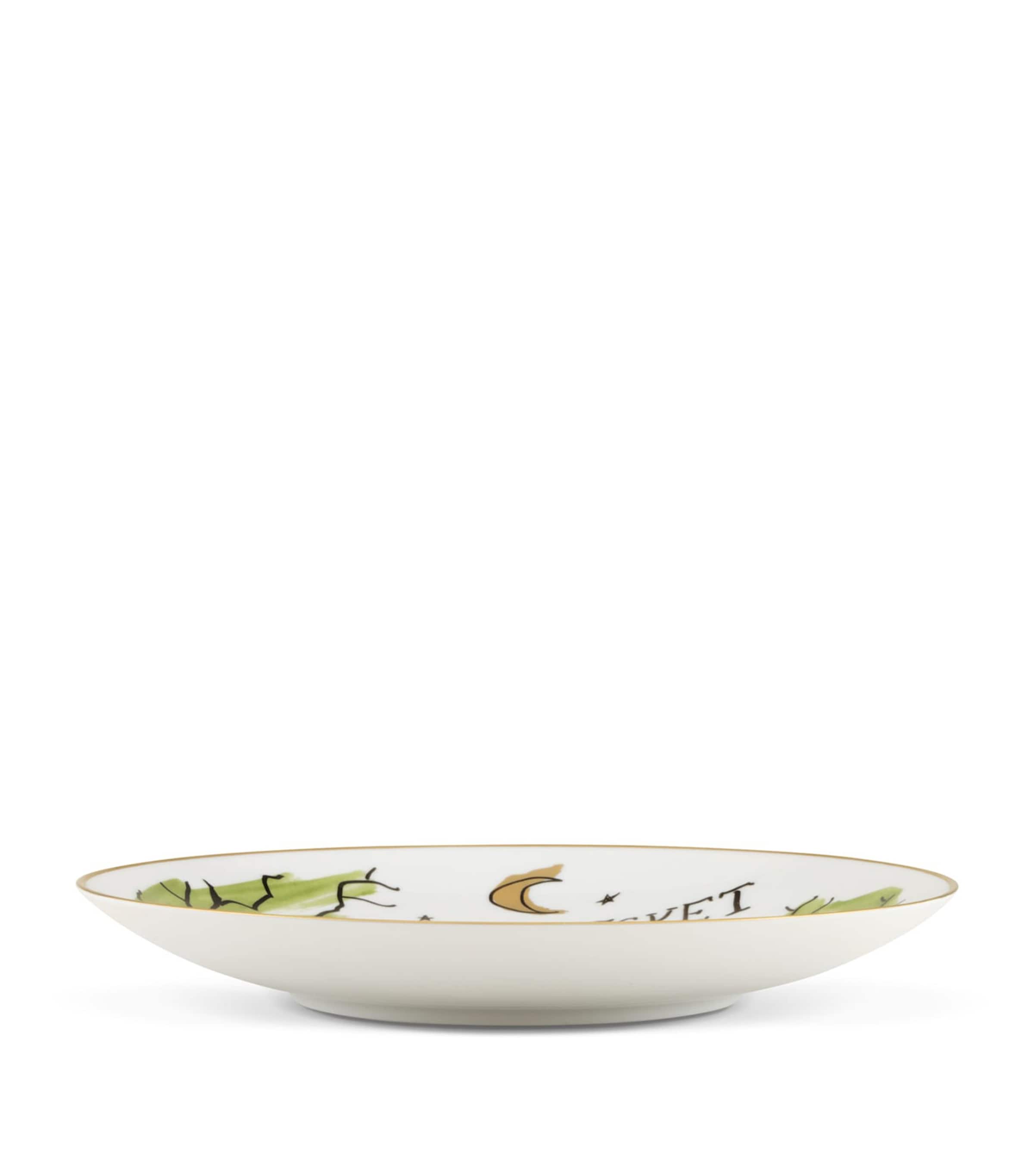 GINORI 1735 x Luke Edward Hall Fox Thicket Folly Decorative Plate (27cm) Image 2