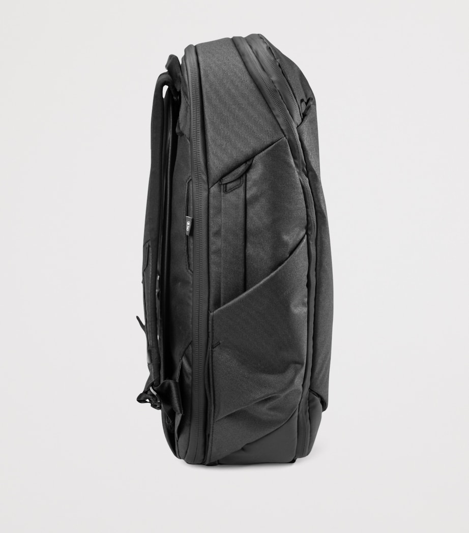 Canvas Expandable 30-Litre Travel Backpack BLACK Image 3