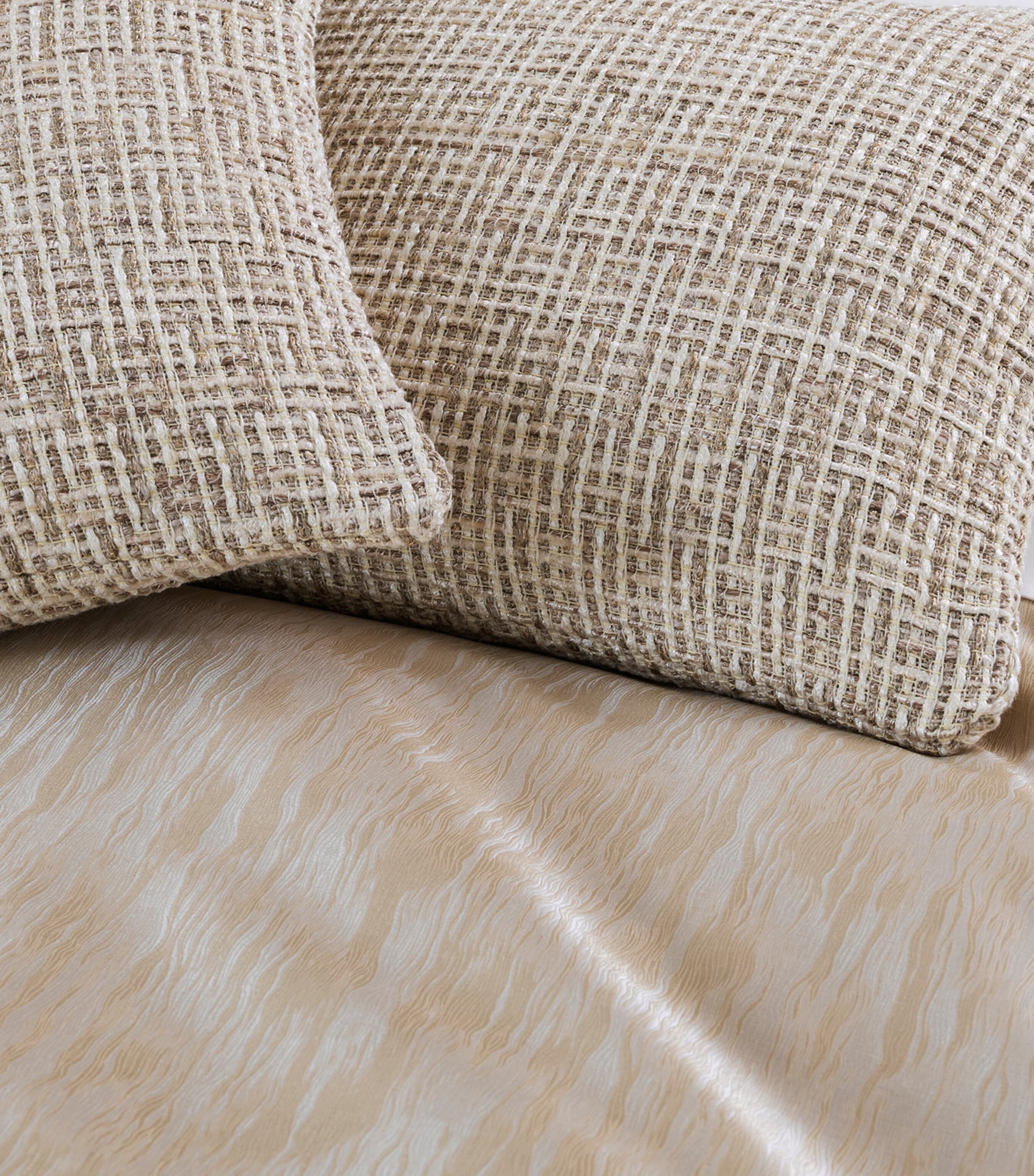 Frette Tweed Decorative Cushion Cover (30cm x 40cm) Greige Image 3