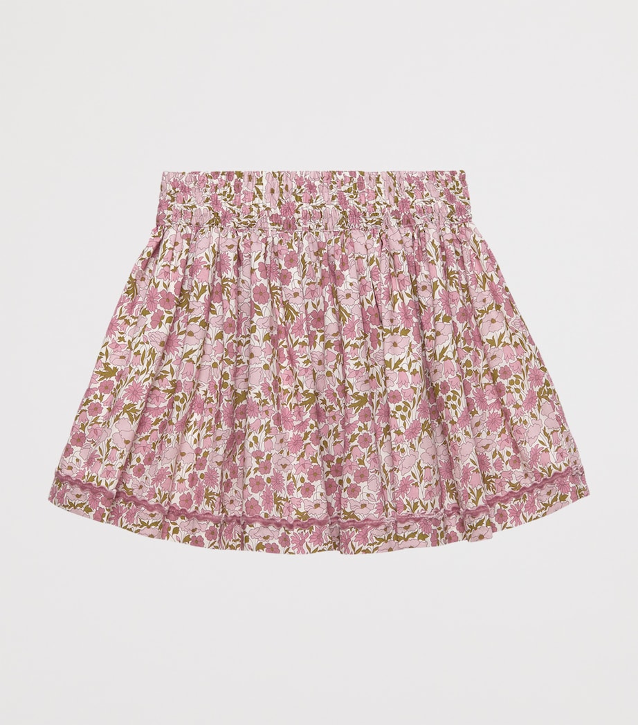 Cotton Floral Bow Skirt (2-5 Years) PINK POPPY & DAISY Image 2