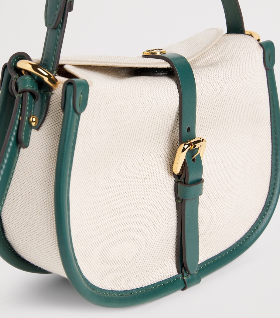 Small Canvas Pony Cross-Body Bag V0403 Image 6