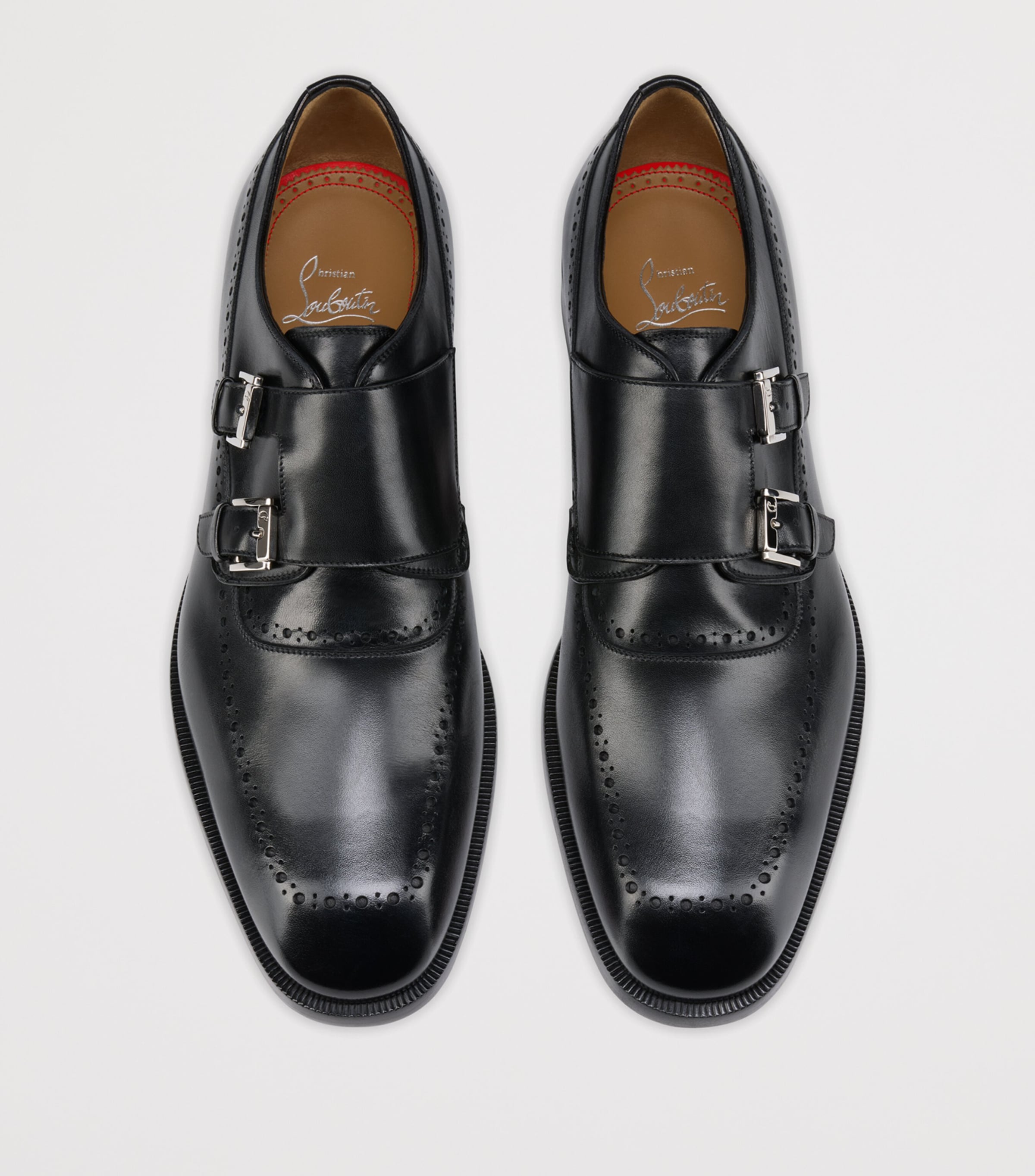 Christian Louboutin Sartok Leather Monk Shoes Image 4