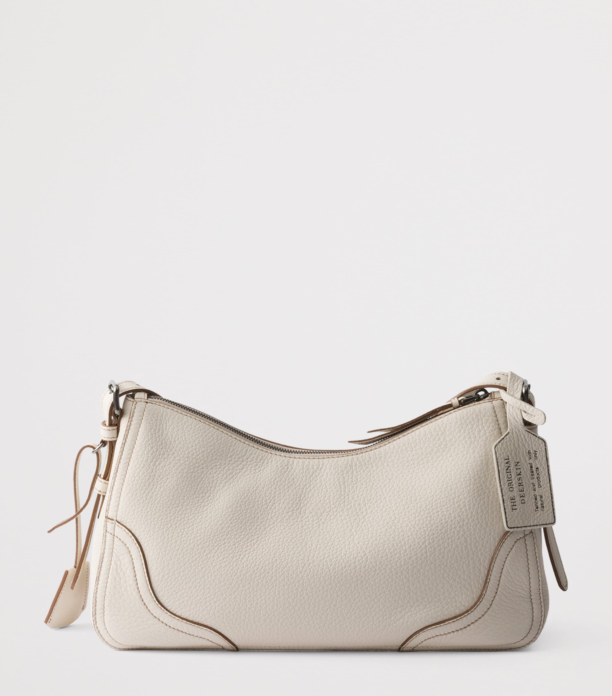 Large Leather Aimèe Shoulder Bag F0K74 Image 3